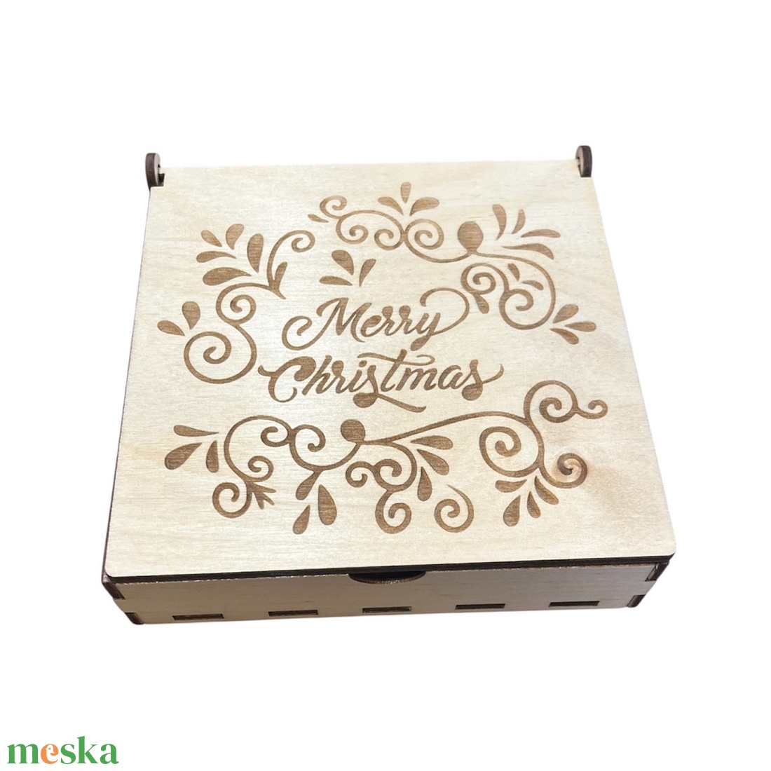 Karácsonyfadísz szett közepes díszdobozban  24 db fa dísz - karácsony - karácsonyi lakásdekoráció - karácsonyfadíszek - Meska.hu