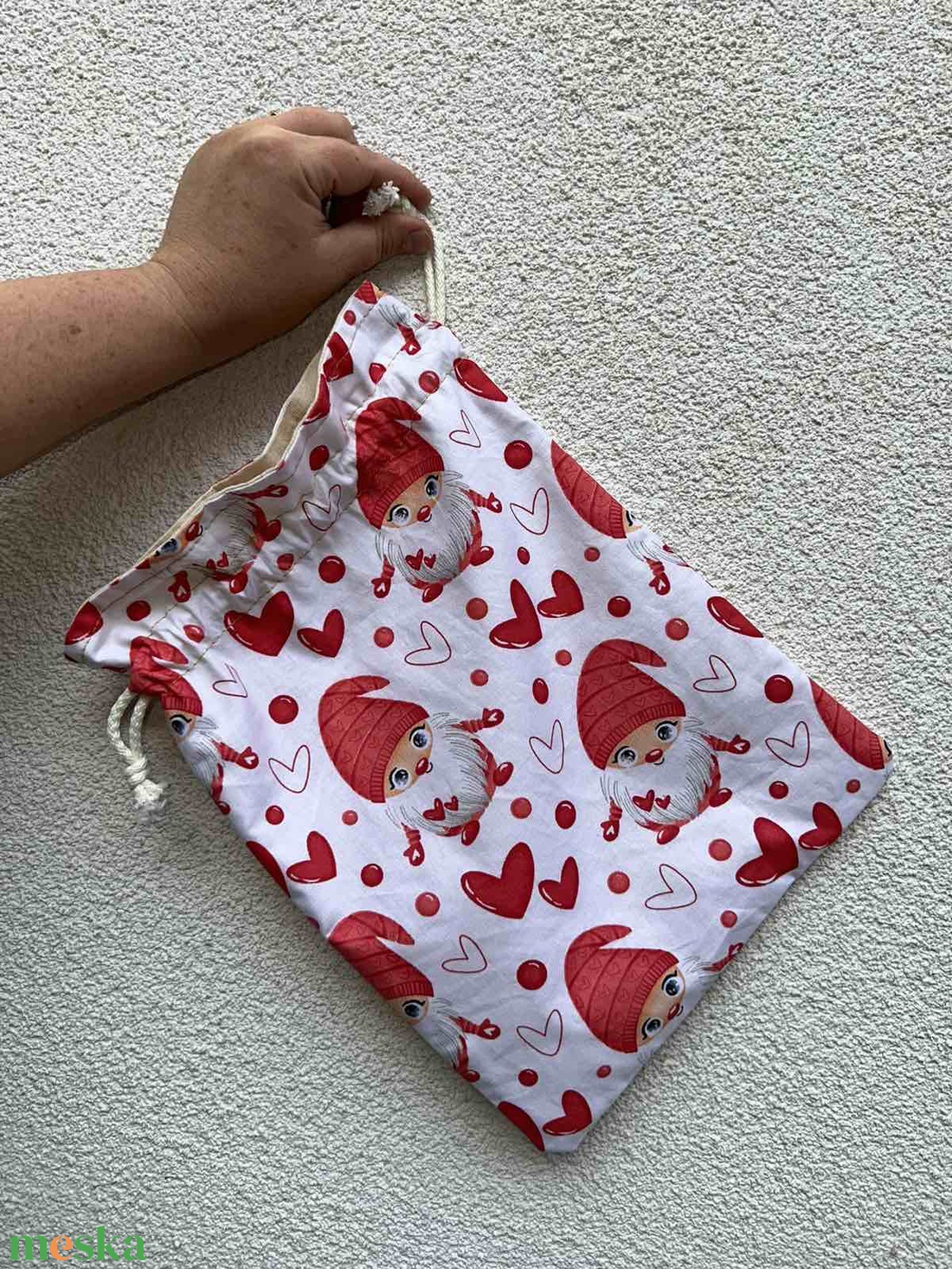 Mikulás zsák - karácsony - mikulás - mikulás zsák - Meska.hu