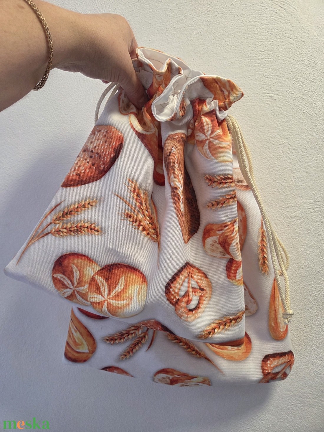 Kenyeres zsák - otthon & életmód - konyhafelszerelés, tálalás - konyhai tárolás - kenyértartó - Meska.hu