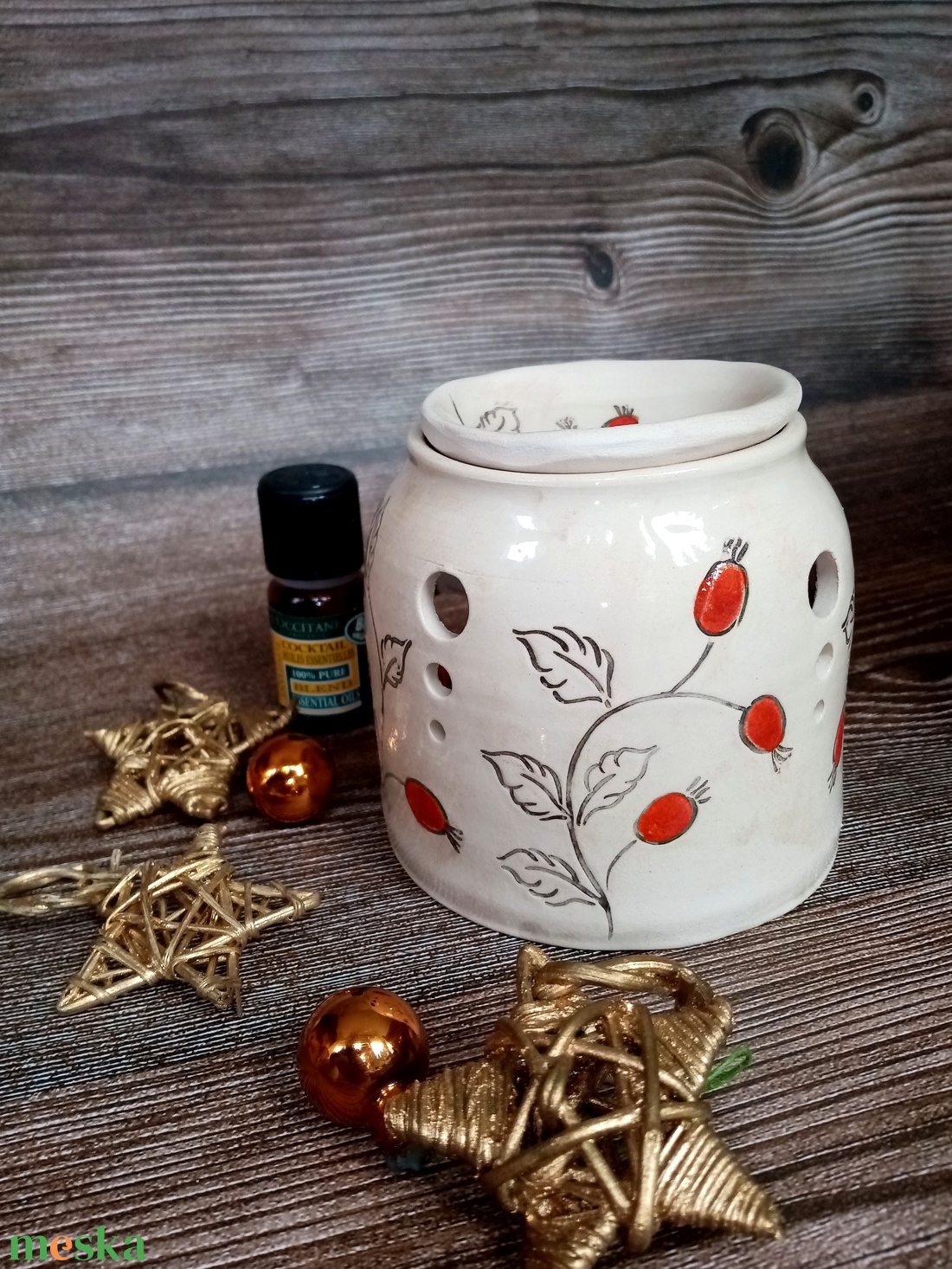 Csipkebogyós párologtató - otthon & életmód - gyertya, illat, aroma - aromalámpa - Meska.hu Csipkebogyós párologtató - otthon & életmód - gyertya, illat, aroma - aromalámpa - Meska.hu