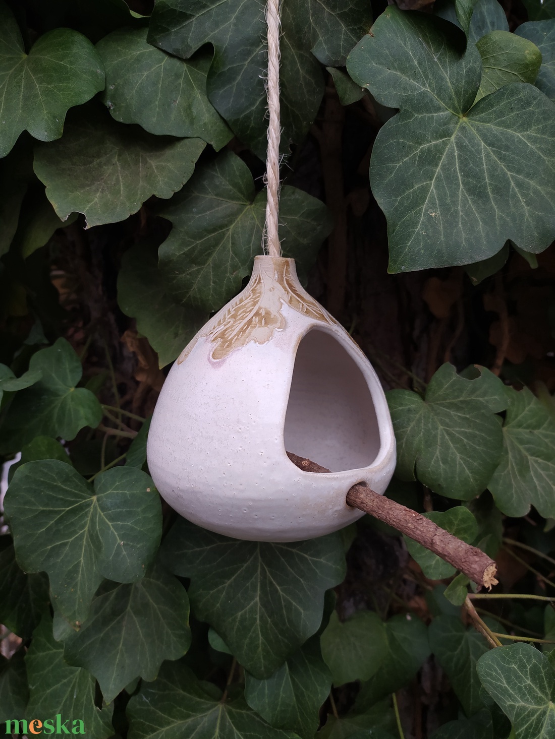 Kerámia madáretető - otthon & életmód - ház & kert - madáretető & itató - Meska.hu