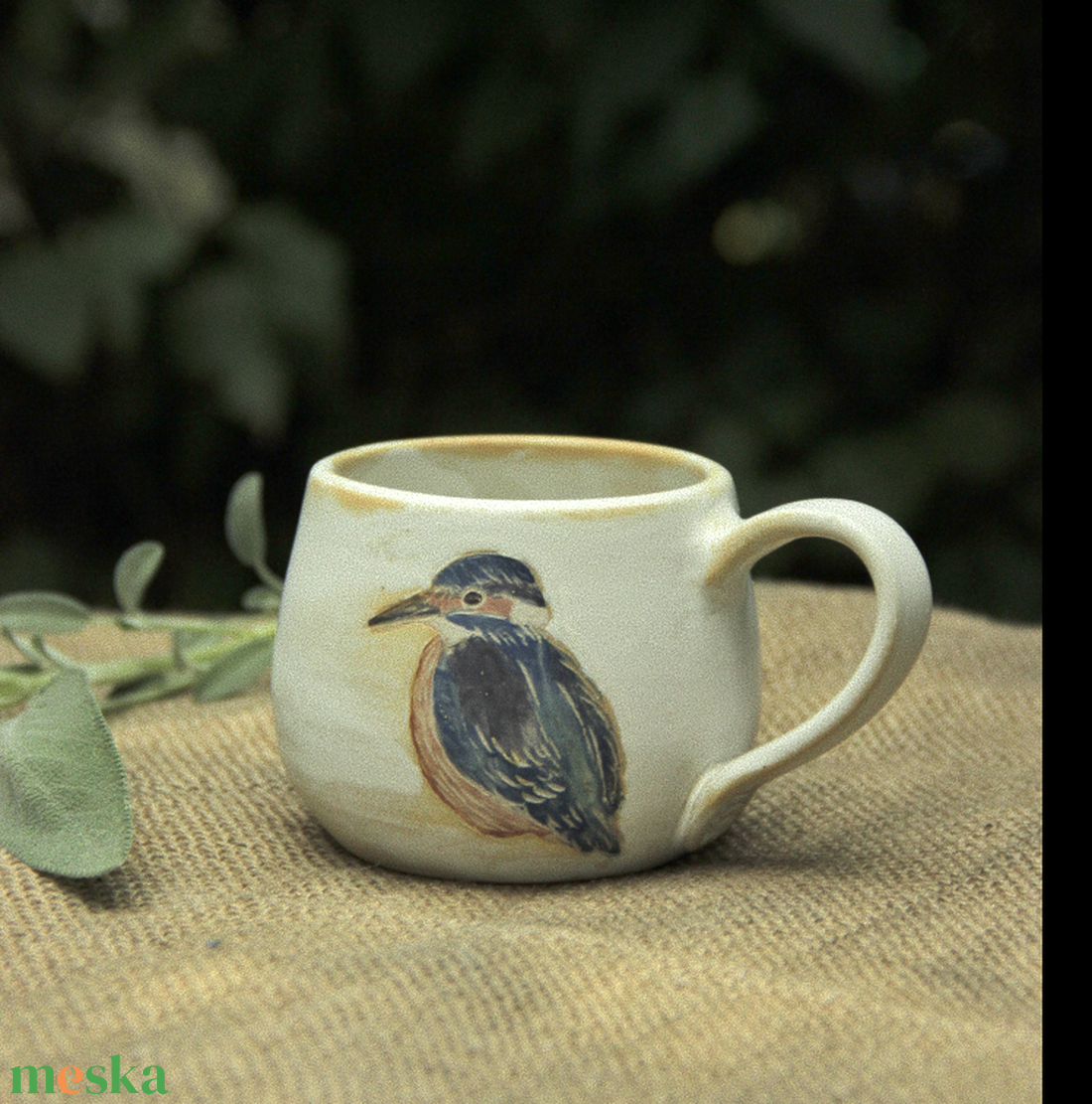 Jégmadár bögre - otthon & életmód - konyhafelszerelés, tálalás - tálalás - bögre & csésze - Meska.hu