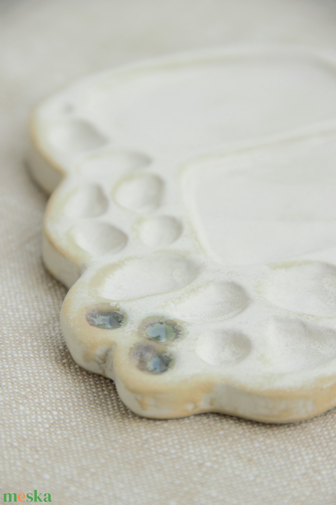 Akvarellfestő szett - organikus mintájú palettával - művészet - festmény - akvarell - Meska.hu