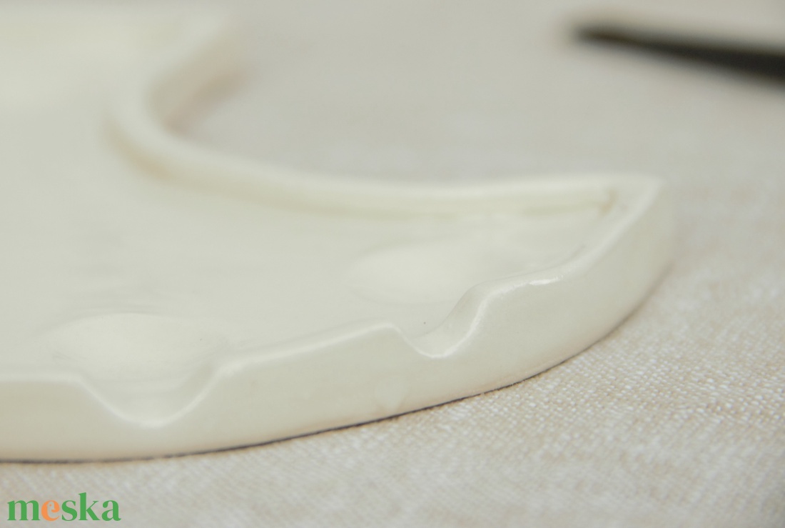 Festőpaletta akvarell festéshez - Félhold - művészet - festmény - akvarell - Meska.hu