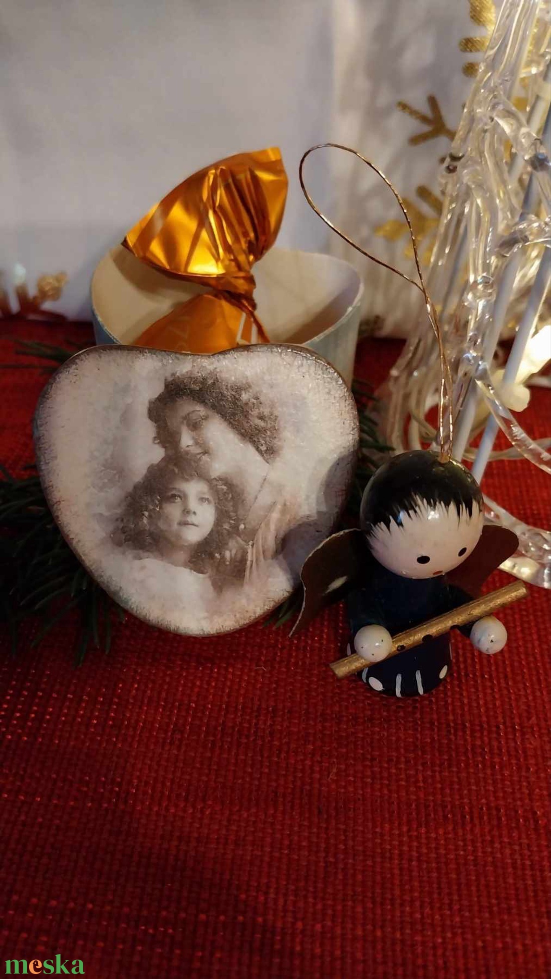 Vintage hangulatú díszdobozkák - otthon & életmód - dekoráció - asztal és polc dekoráció - díszdoboz - Meska.hu
