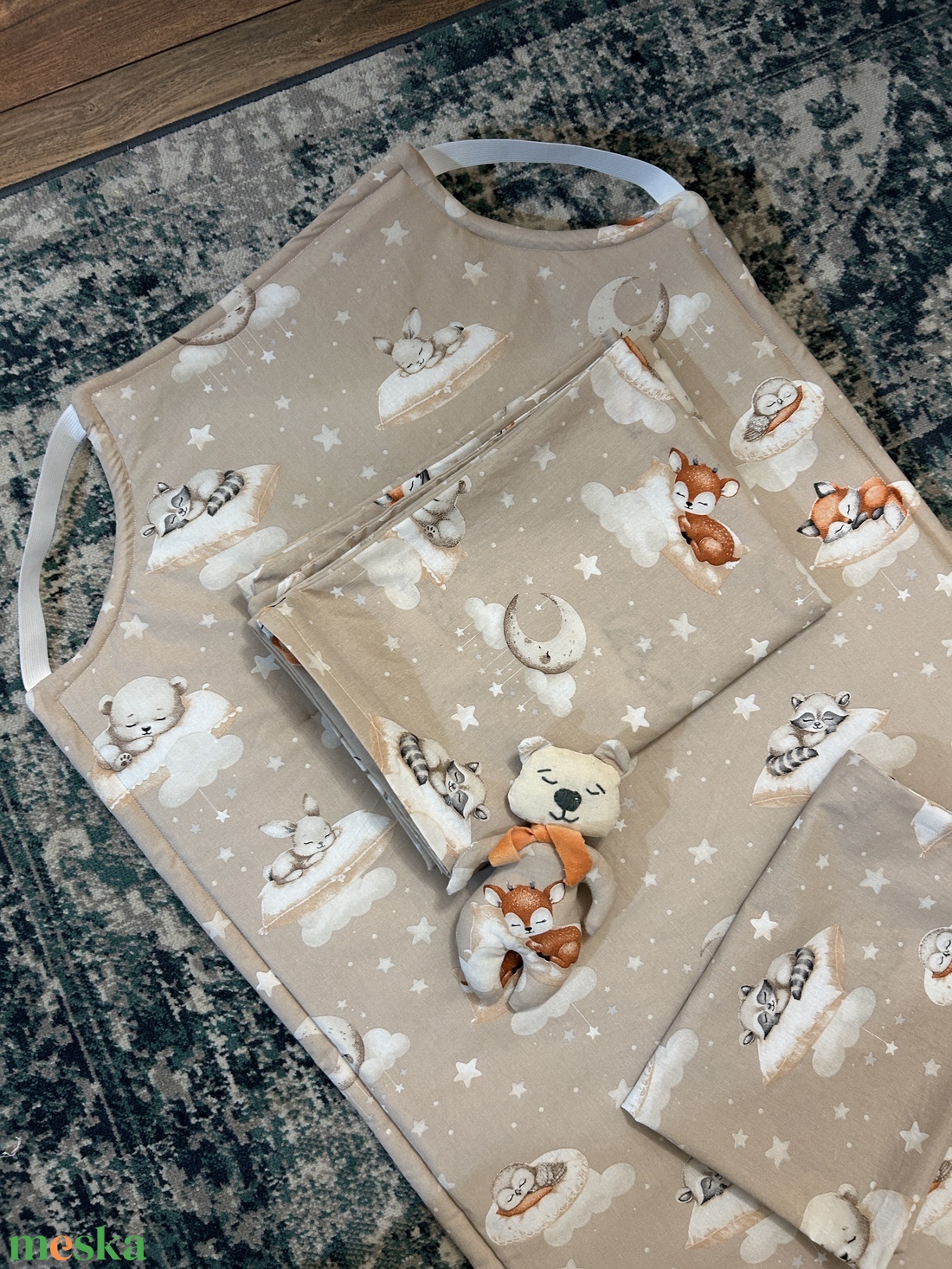 Ovis, bölcsis ágynemű szett, ajándék figurával - játék & sport - ovis felszerelés - ovis ágynemű - Meska.hu