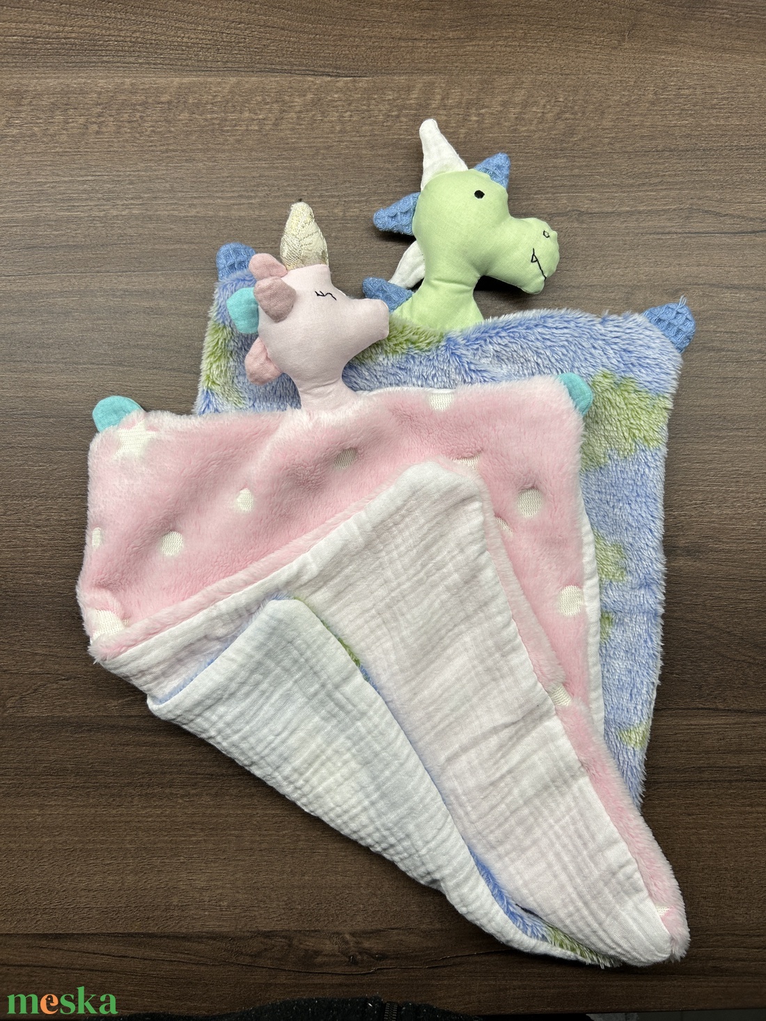 Dinó és unikornis világítós szundikendő szett - baba - mama - baba játékok - szundikendő, alvóka - Meska.hu
