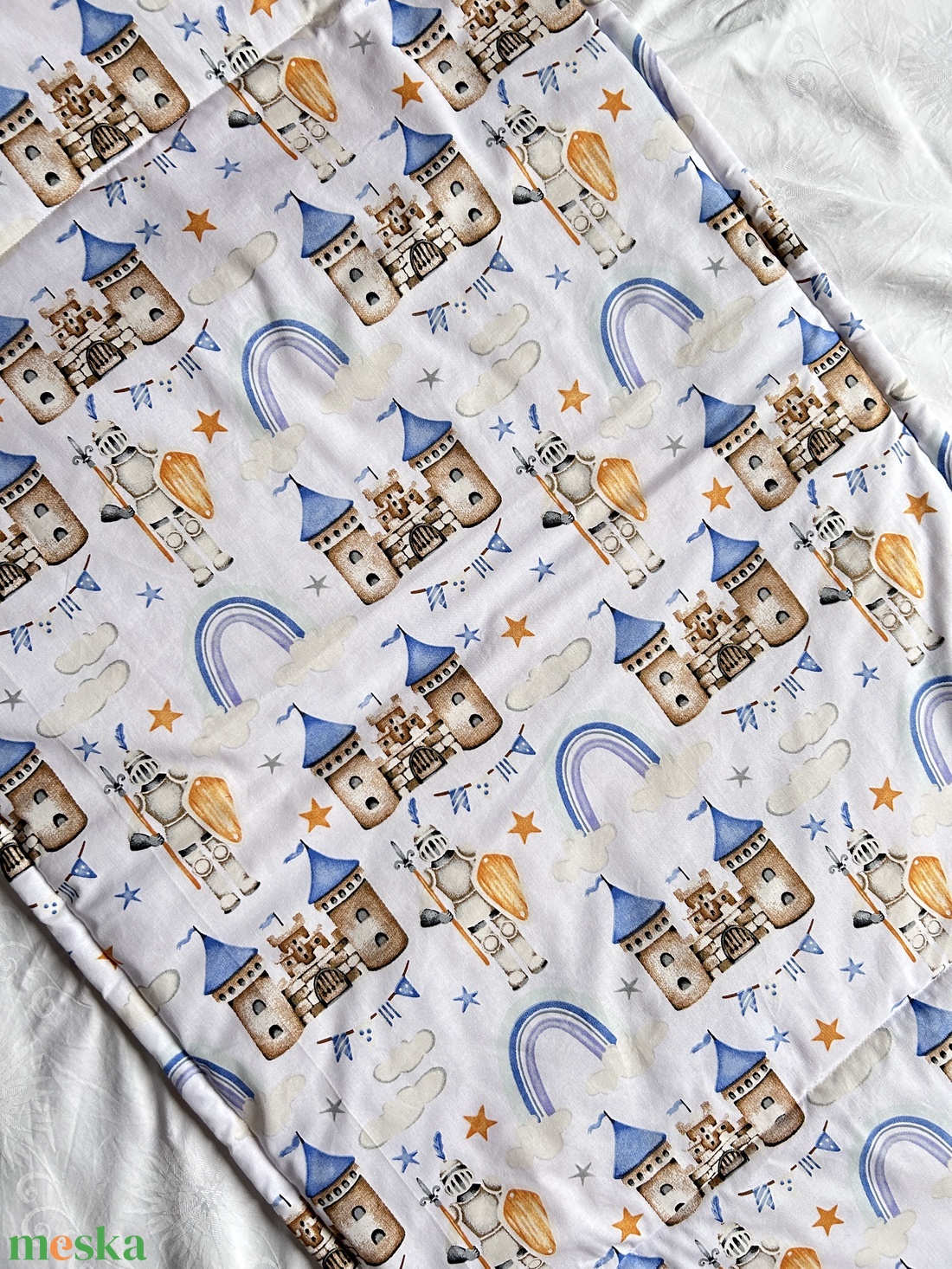 Ovis, bölcsis lepedő, derékalj, fektet, lovag - játék & sport - ovis felszerelés - ovis lepedő - Meska.hu