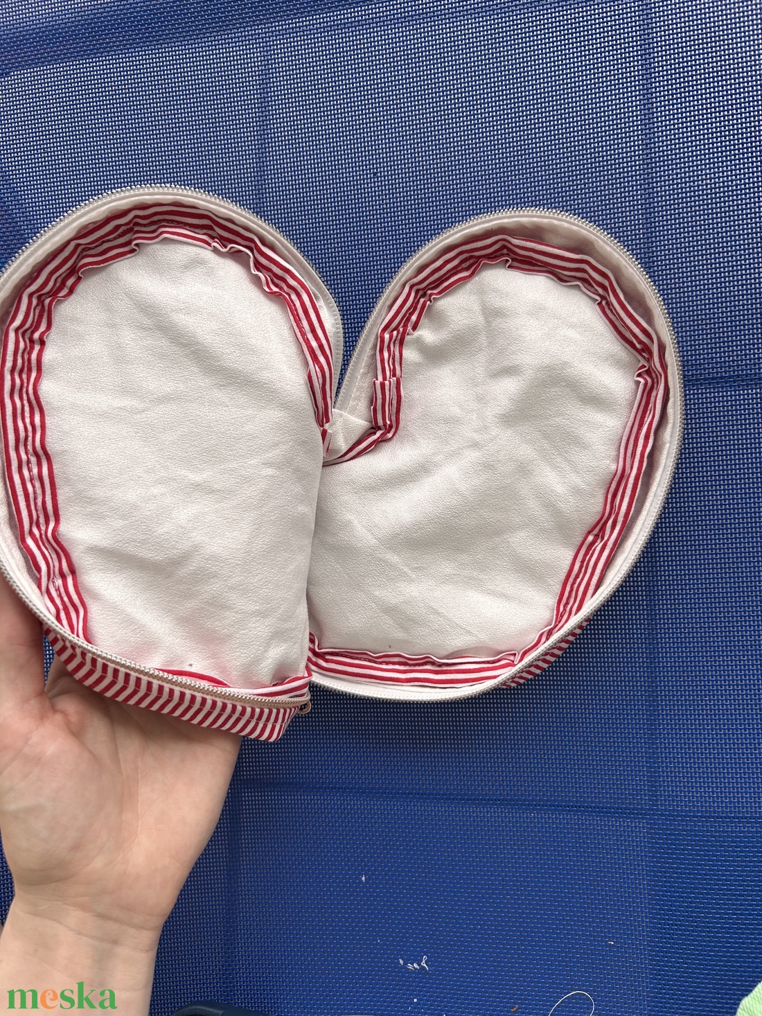 Szív neszeszer, táska - táska & tok - neszesszer - Meska.hu