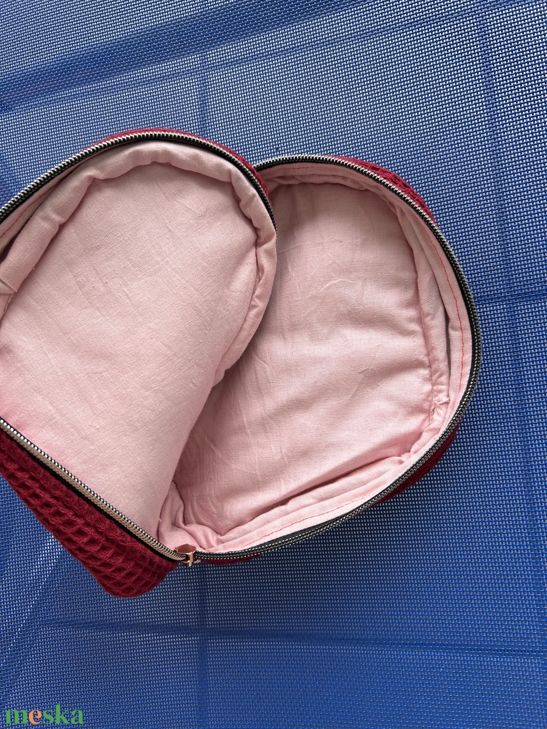 Szív alakú neszeszer, táska - táska & tok - neszesszer - Meska.hu