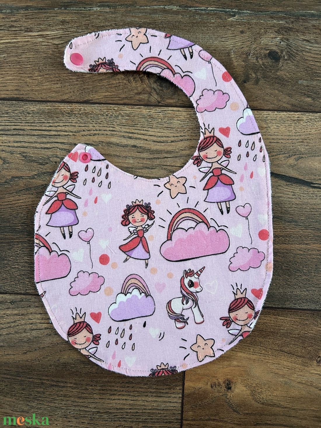 Vízhatlan tündéres baba, kisgyermek előke - baba - mama - szoptatási, etetési kellékek - partedli, előke - Meska.hu