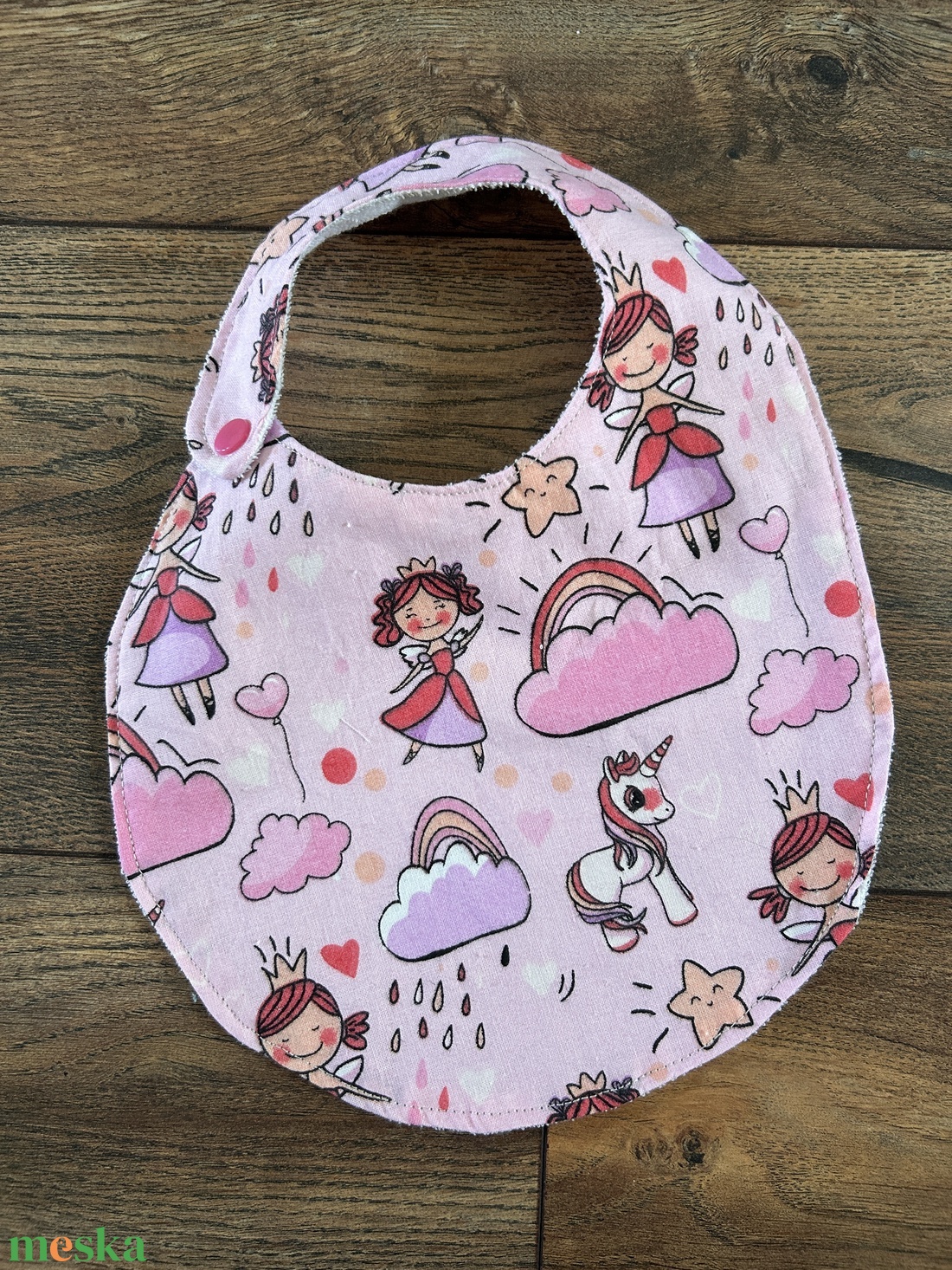 Vízhatlan tündéres baba, kisgyermek előke - baba - mama - szoptatási, etetési kellékek - partedli, előke - Meska.hu