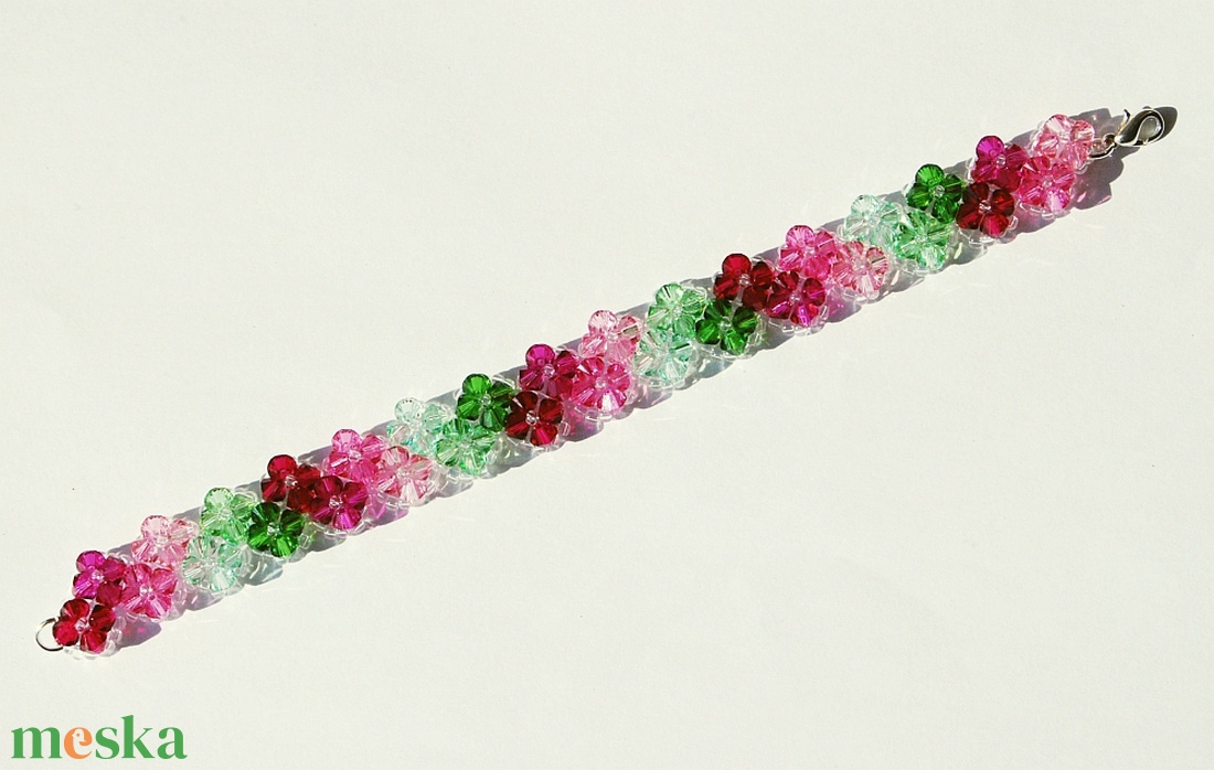 Tavasztündér- Swarovski karkötő - ékszer - karkötő - gyöngyös karkötő - Meska.hu Tavasztündér- Swarovski karkötő - ékszer - karkötő - gyöngyös karkötő - Meska.hu