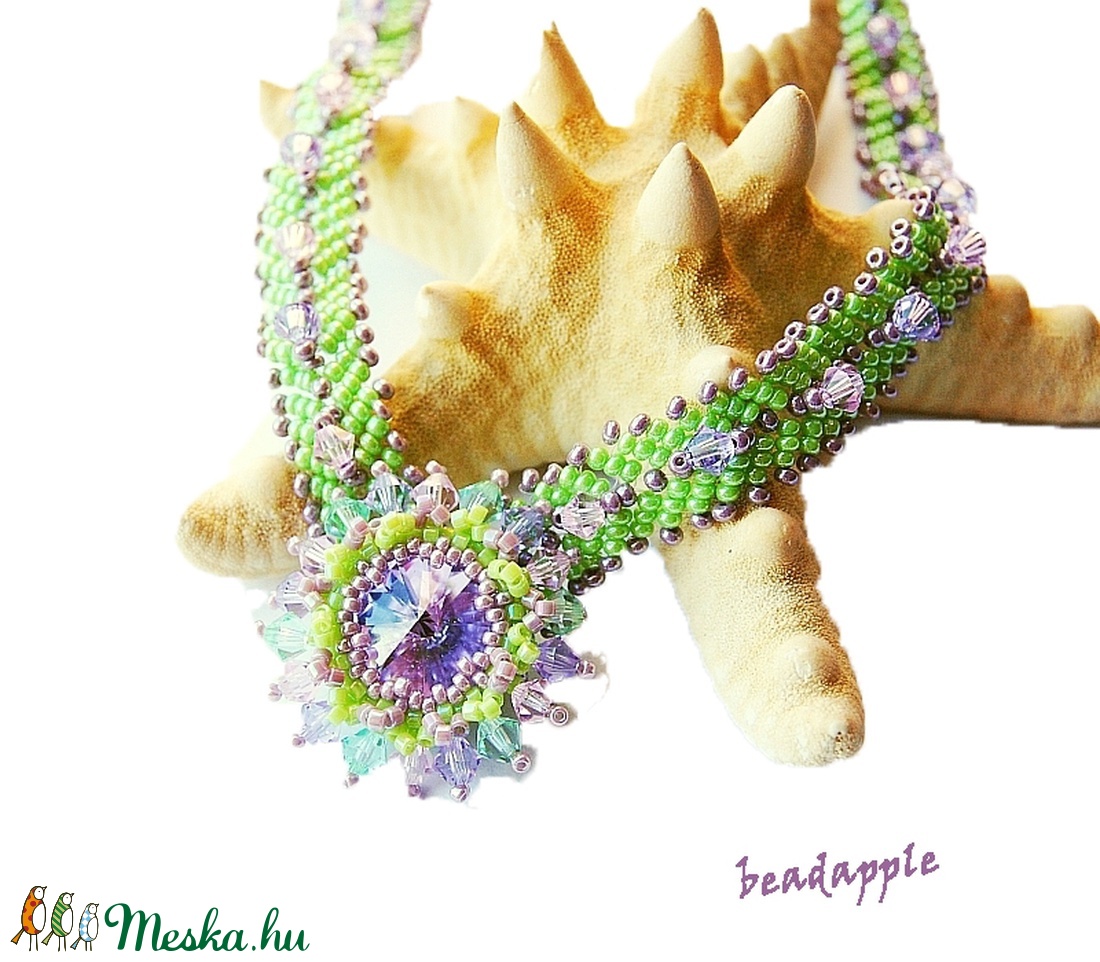 Virágzás- Swarovski nyakék - ékszer - nyaklánc - gyöngyös nyaklánc - Meska.hu Virágzás- Swarovski nyakék - ékszer - nyaklánc - gyöngyös nyaklánc - Meska.hu