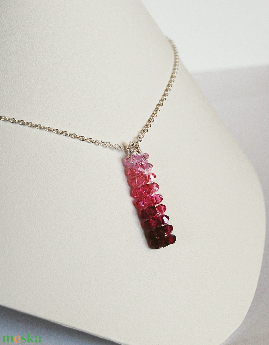 Málnavarázs- Swarovski nyaklánc - ékszer - nyaklánc - medálos nyaklánc - Meska.hu Málnavarázs- Swarovski nyaklánc - ékszer - nyaklánc - medálos nyaklánc - Meska.hu
