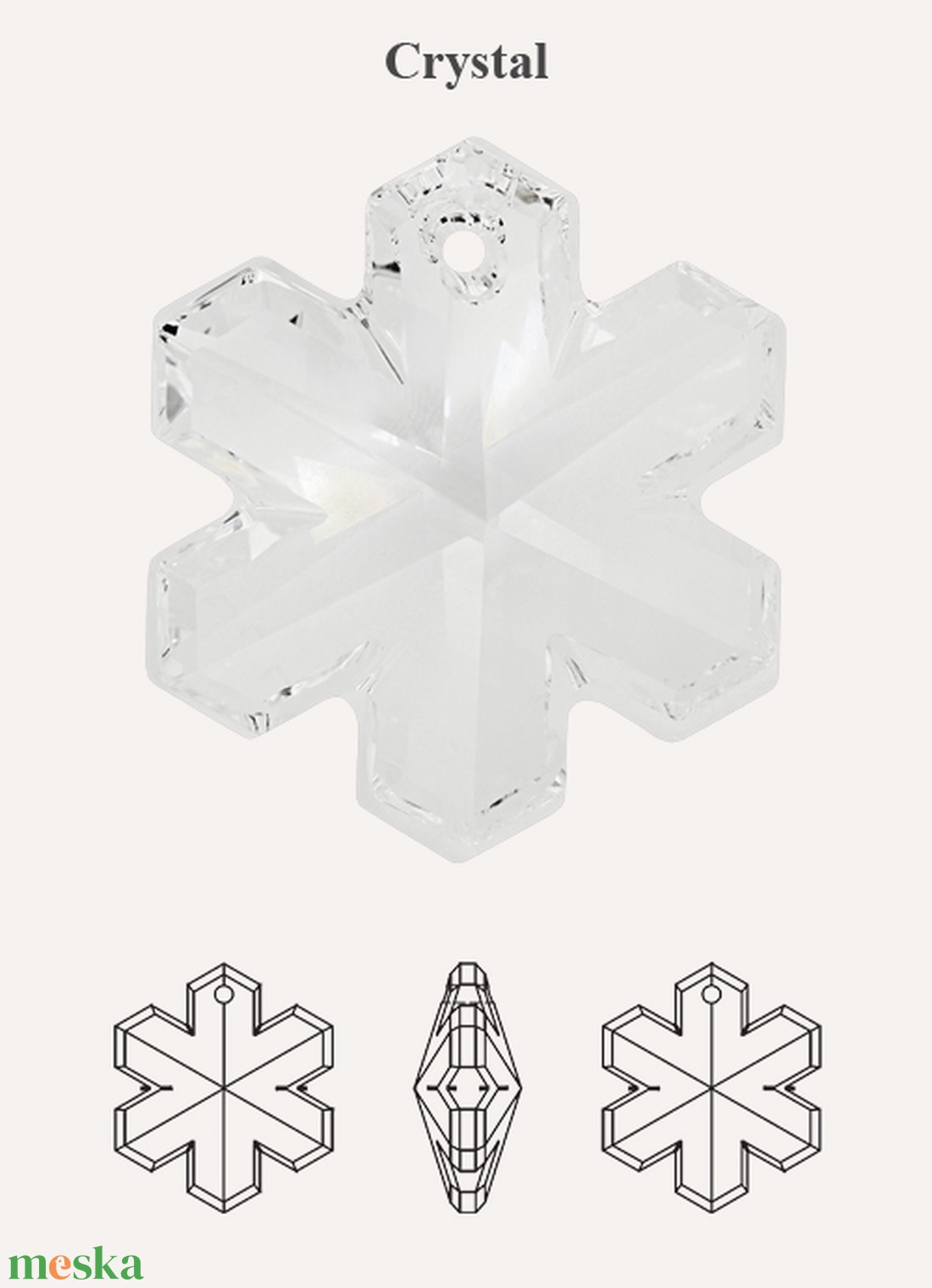 Swarovski hópehely szett- Crystal - ékszer - ékszerszett - Meska.hu Swarovski hópehely szett- Crystal - ékszer - ékszerszett - Meska.hu