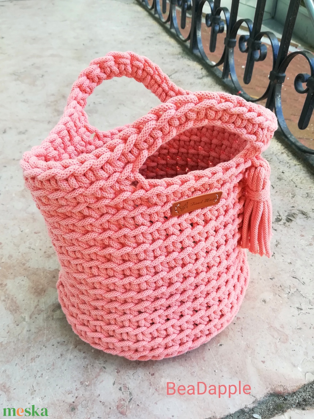 Horgolt 'tote bag' - táska & tok - kézitáska & válltáska - kézitáska - Meska.hu Horgolt 'tote bag' - táska & tok - kézitáska & válltáska - kézitáska - Meska.hu