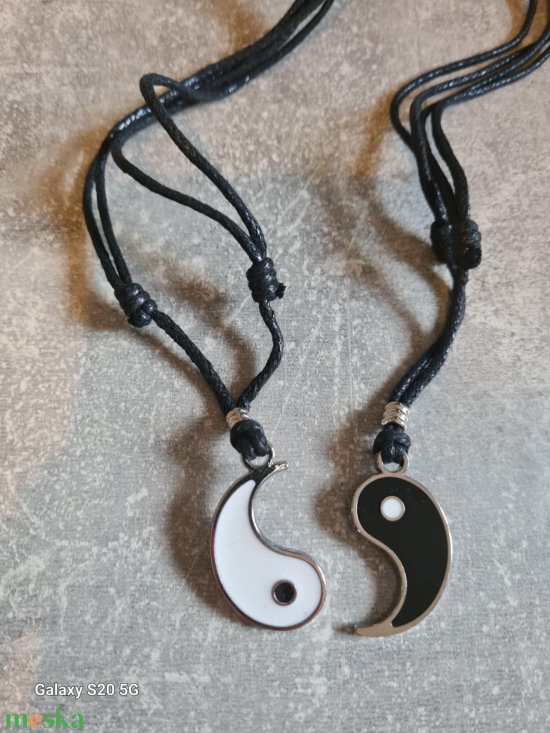 Yin-yang nyaklánc - ékszer - nyaklánc - medál - Meska.hu