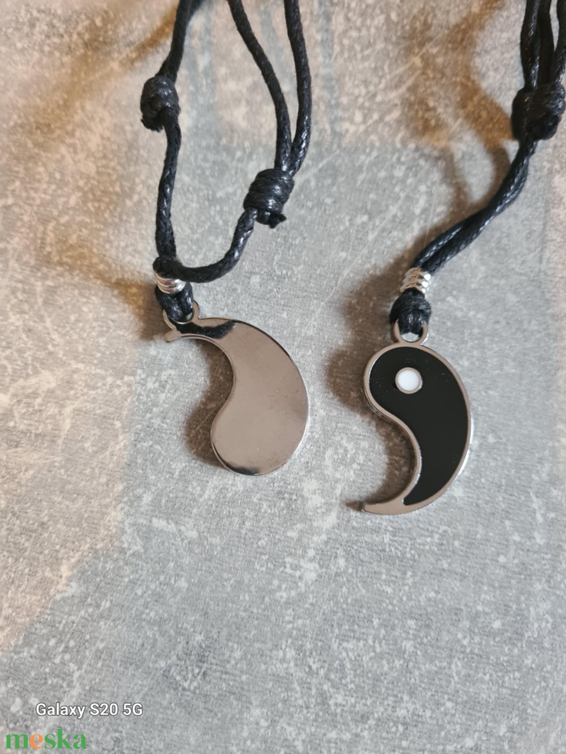 Yin-yang nyaklánc - ékszer - nyaklánc - medál - Meska.hu