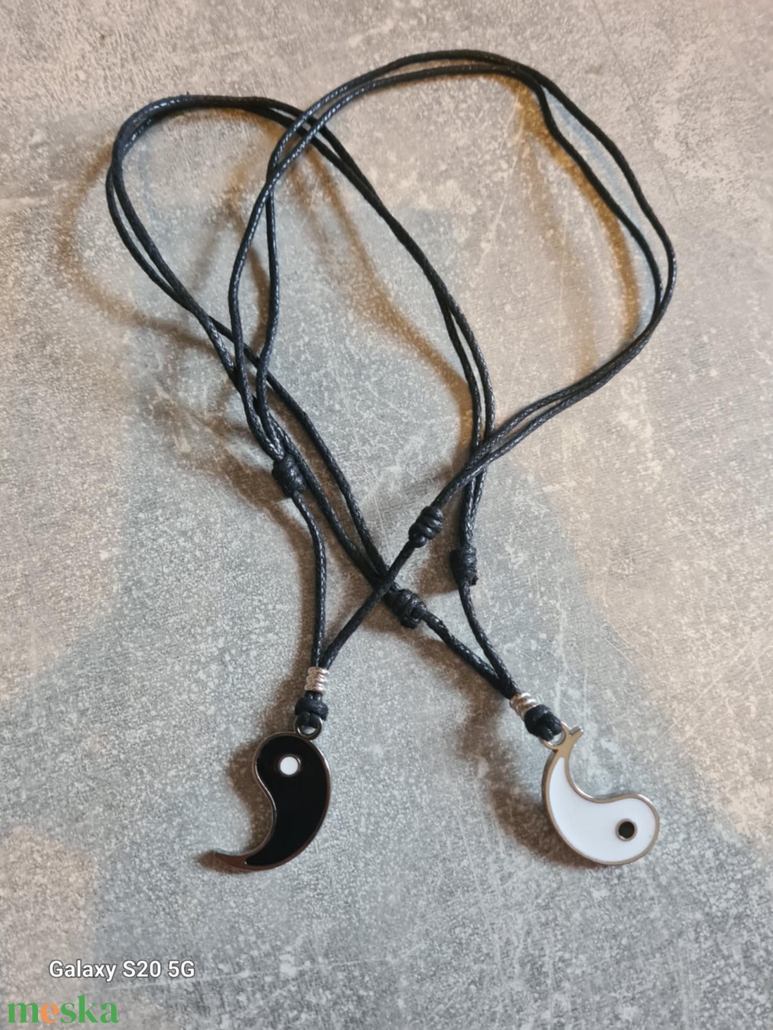 Yin-yang nyaklánc - ékszer - nyaklánc - medál - Meska.hu