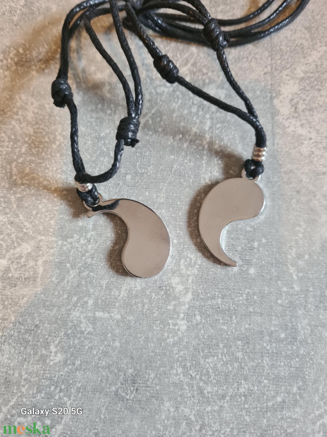 Yin-yang nyaklánc - ékszer - nyaklánc - medál - Meska.hu