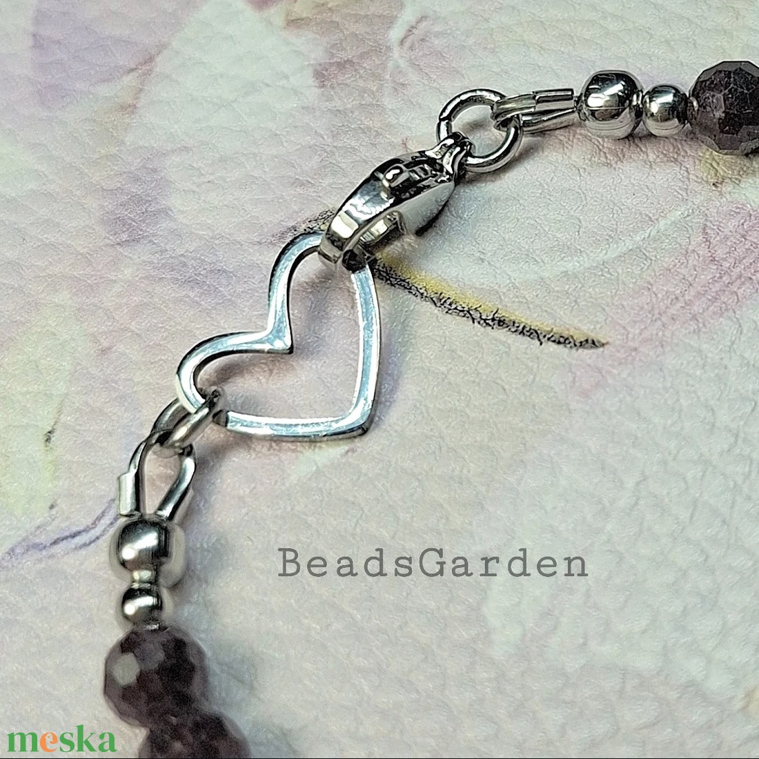 Valentine's day Rubin karkötő - ékszer - karkötő - gyöngyös karkötő - Meska.hu