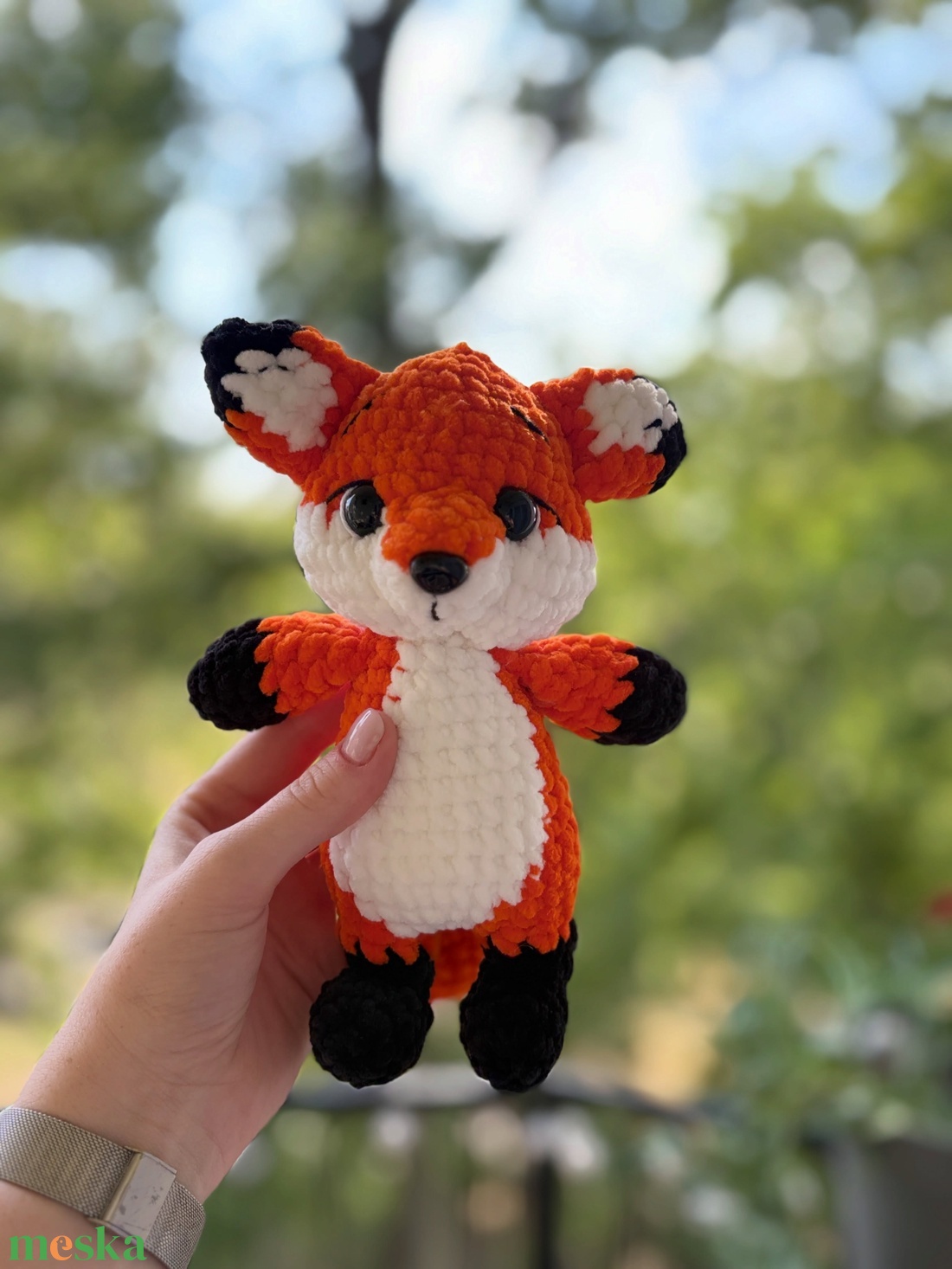 Rókakoma � pihe-puha horgolt amigurumi róka - játék & sport - plüssállat & játékfigura - róka - Meska.hu