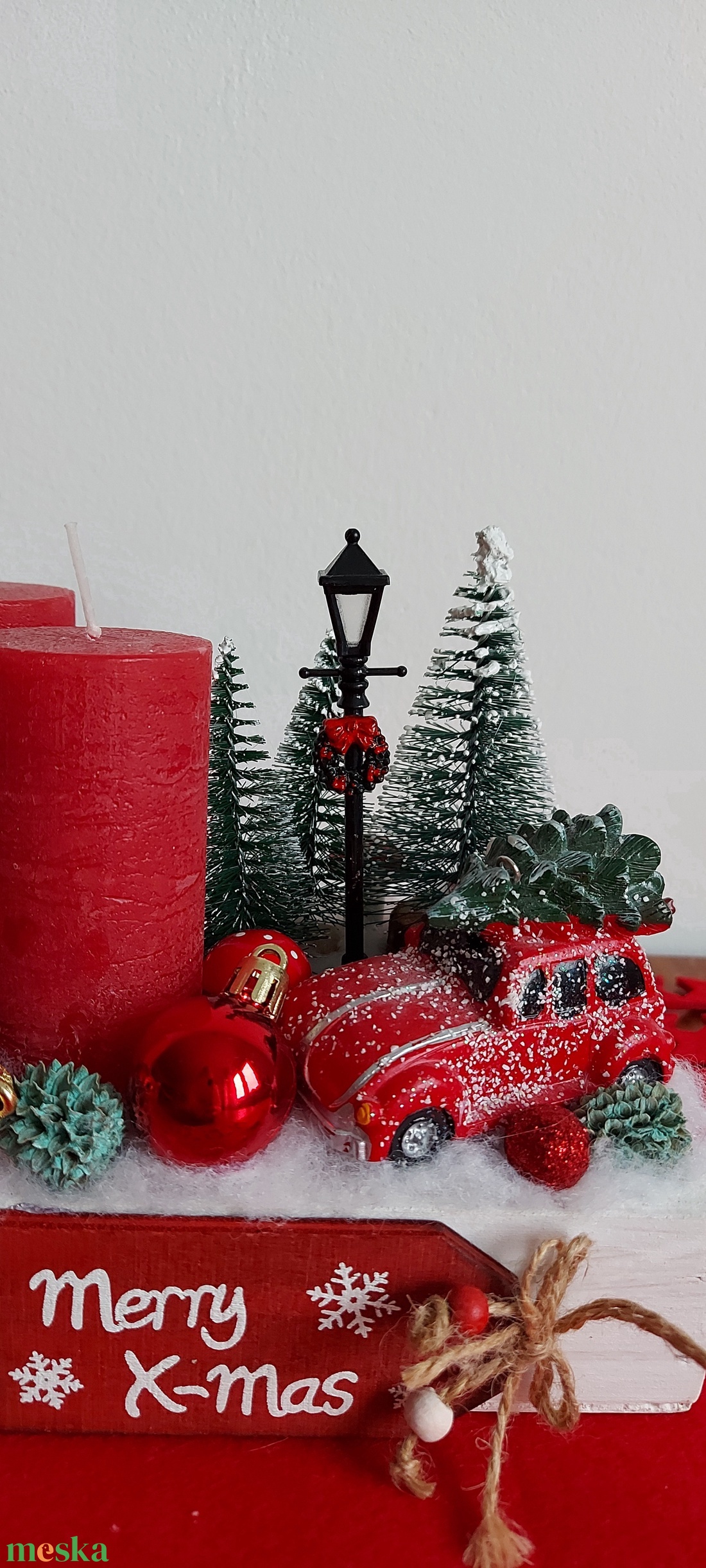 Klasszikus piros-fehér adventi asztaldísz - karácsony - adventi díszek - adventi asztaldísz - Meska.hu Klasszikus piros-fehér adventi asztaldísz - karácsony - adventi díszek - adventi asztaldísz - Meska.hu