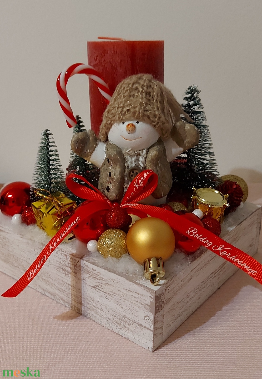 Klasszikus piros-arany adventi asztaldísz - karácsony - adventi díszek - adventi asztaldísz - Meska.hu Klasszikus piros-arany adventi asztaldísz - karácsony - adventi díszek - adventi asztaldísz - Meska.hu