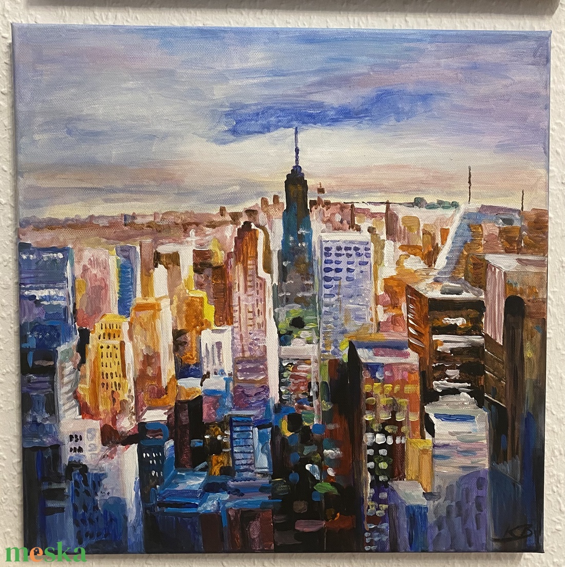 NEW YORK-festmény - művészet - festmény - akril - Meska.hu NEW YORK-festmény - művészet - festmény - akril - Meska.hu