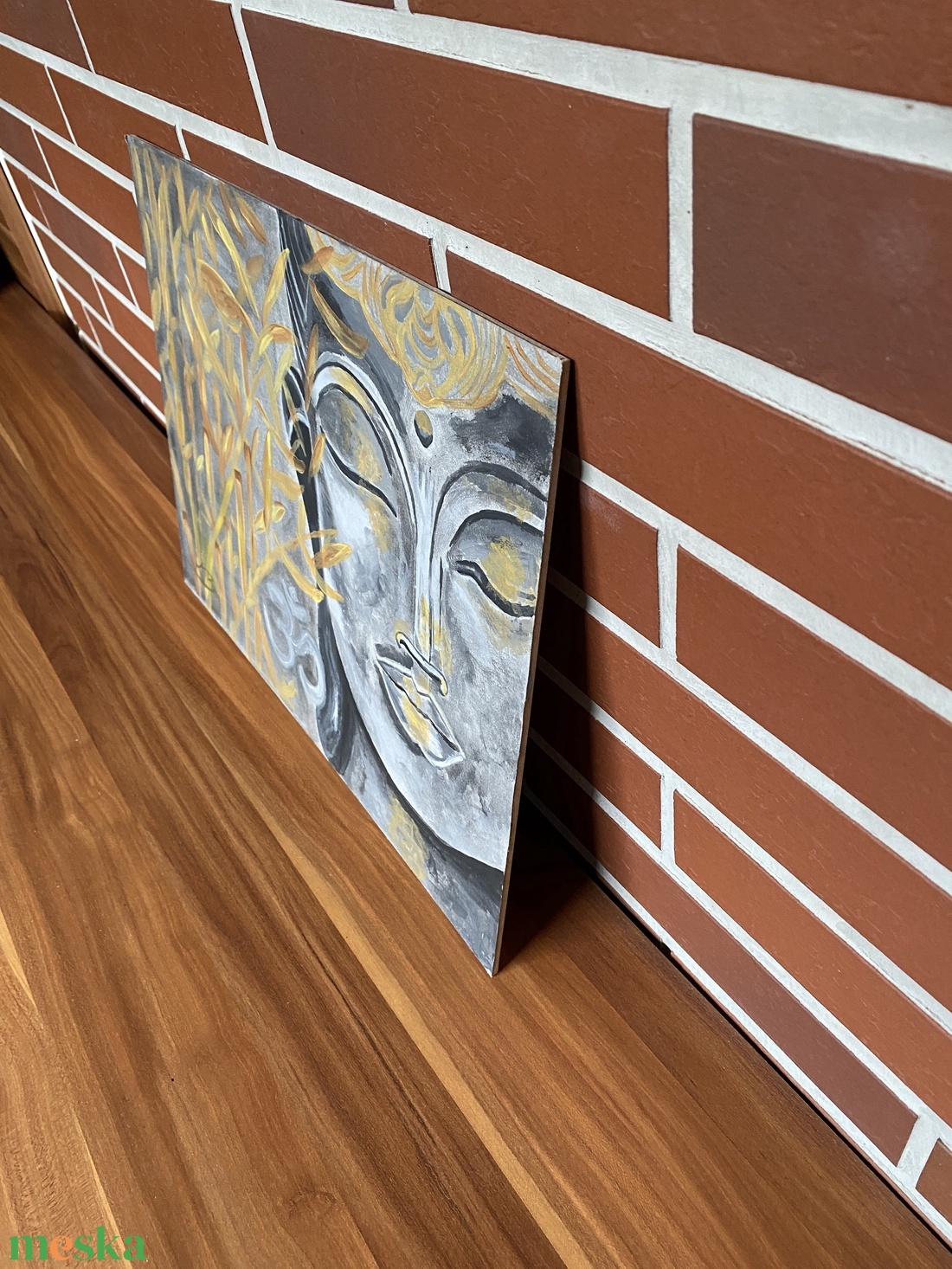 Buddha arany bambusszal-akril festmény kasírozott vászonra - otthon & életmód - dekoráció - kép & falikép - vászonkép - Meska.hu Buddha arany bambusszal-akril festmény kasírozott vászonra - otthon & életmód - dekoráció - kép & falikép - vászonkép - Meska.hu