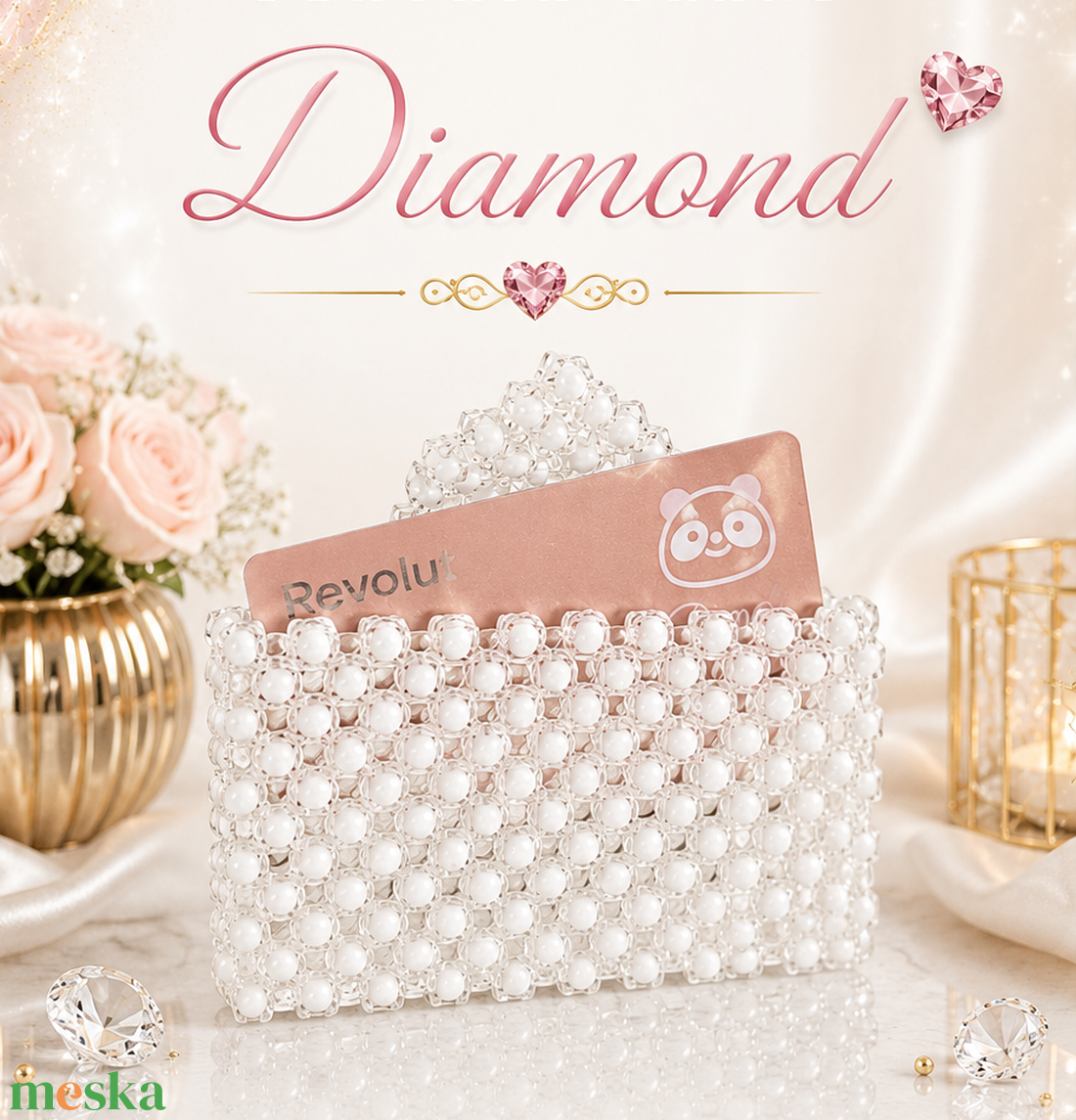 Diamond - táska & tok - pénztárca & más tok - kártyatartó & irattartó - Meska.hu