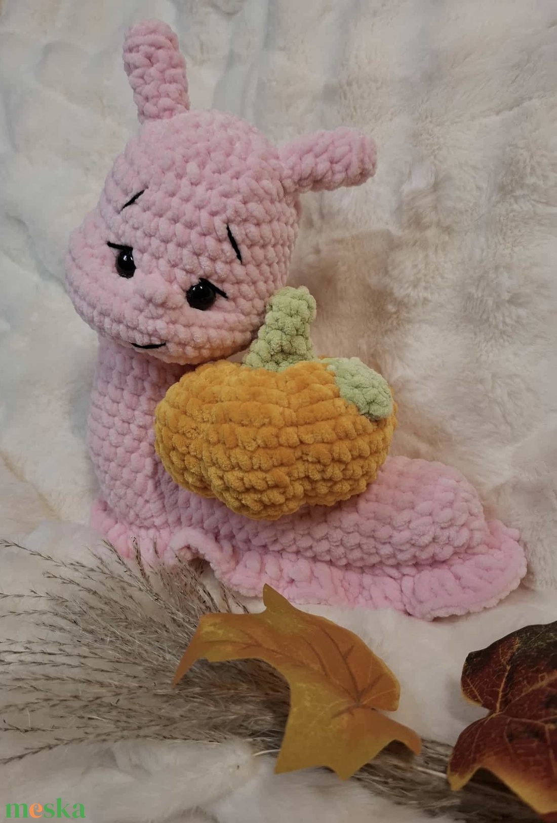 Horgolt plüss csiga tök házikóval - játék & sport - plüssállat & játékfigura - csiga - Meska.hu Horgolt plüss csiga tök házikóval - játék & sport - plüssállat & játékfigura - csiga - Meska.hu