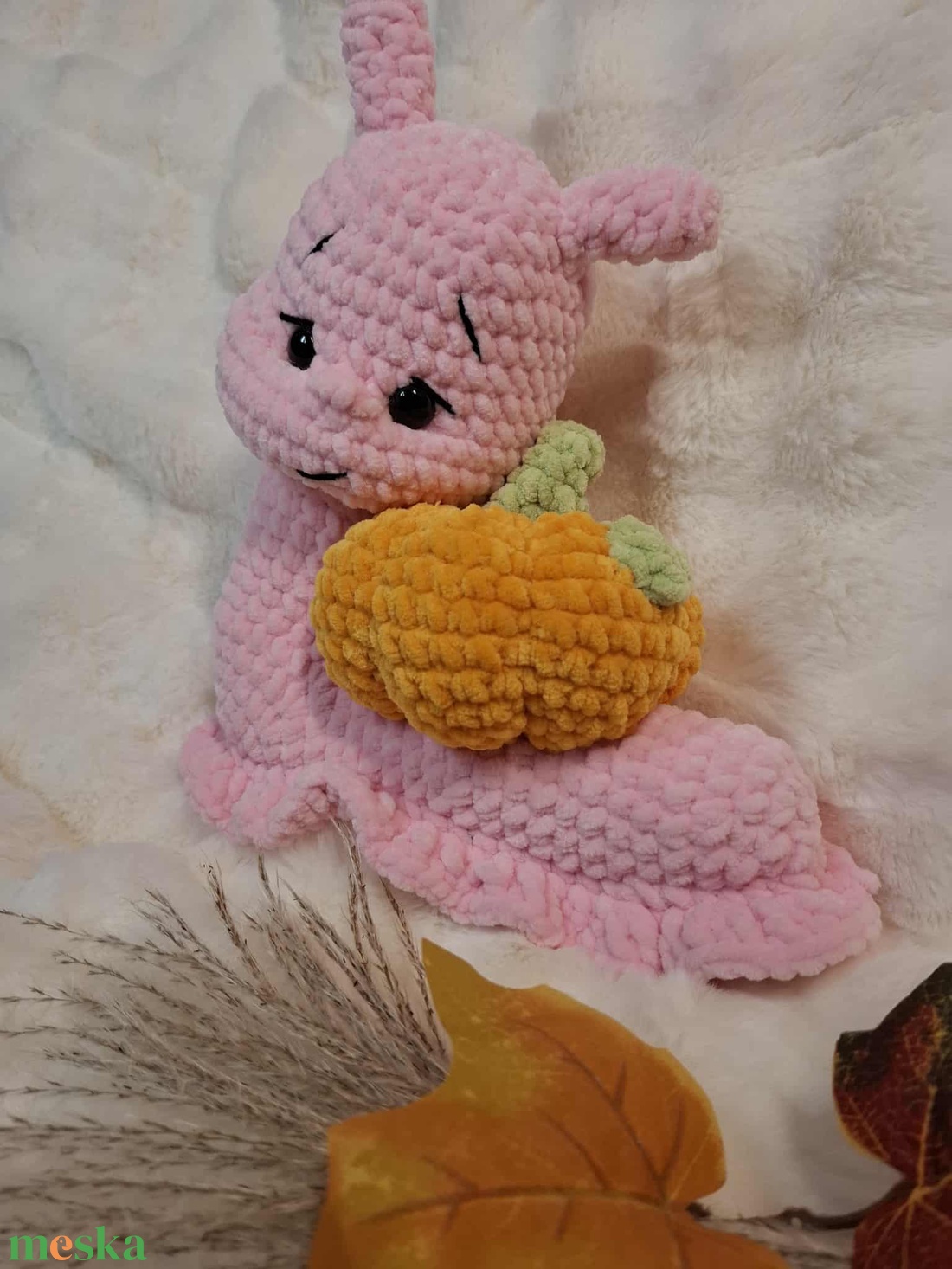 Horgolt plüss csiga tök házikóval - játék & sport - plüssállat & játékfigura - csiga - Meska.hu Horgolt plüss csiga tök házikóval - játék & sport - plüssállat & játékfigura - csiga - Meska.hu