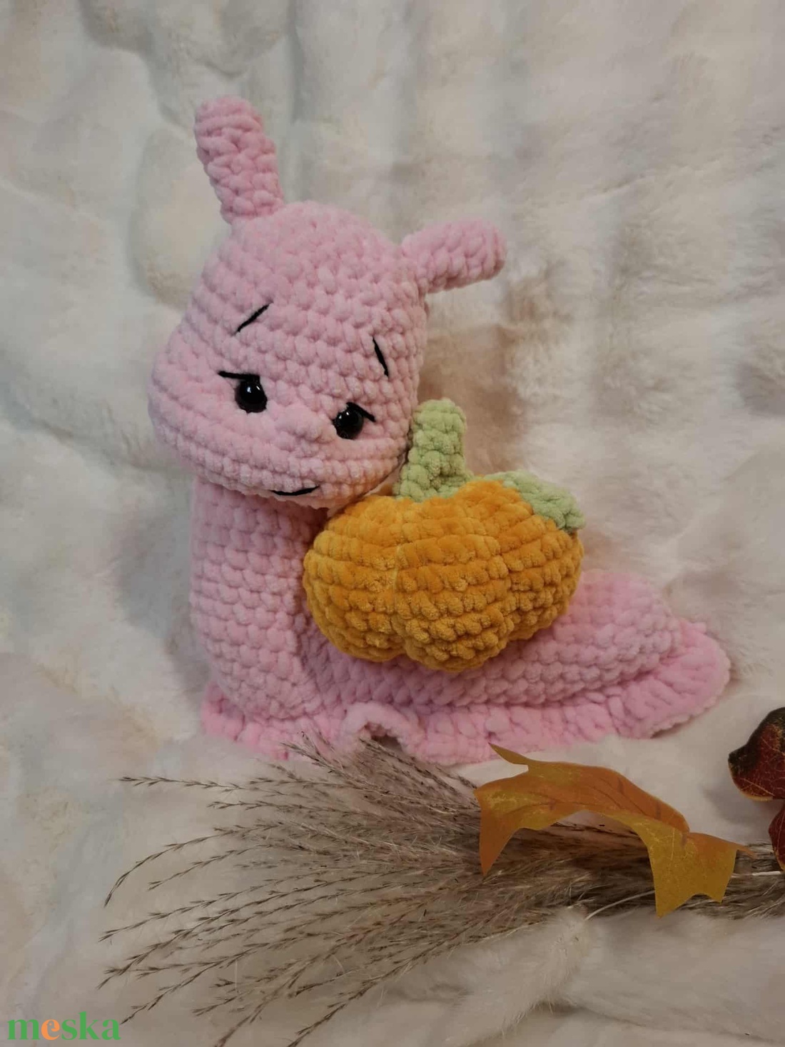 Horgolt plüss csiga tök házikóval - játék & sport - plüssállat & játékfigura - csiga - Meska.hu Horgolt plüss csiga tök házikóval - játék & sport - plüssállat & játékfigura - csiga - Meska.hu