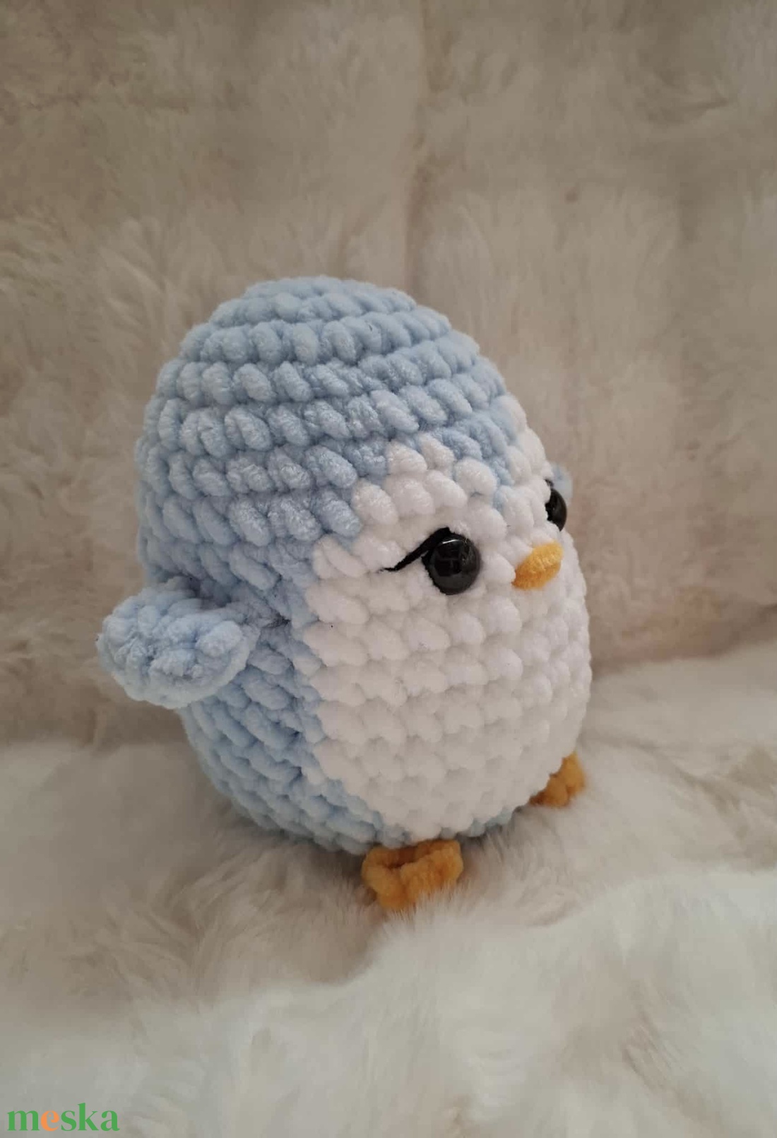 Horgolt plüss pingvin - játék & sport - plüssállat & játékfigura - más figura - Meska.hu