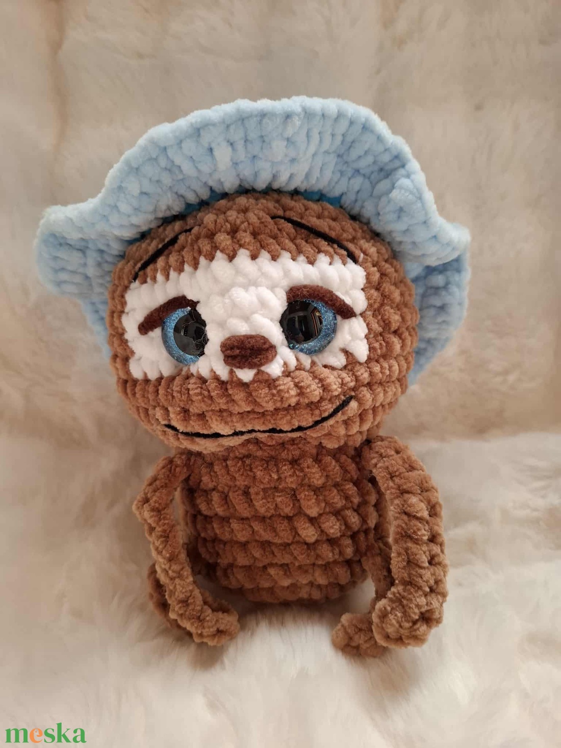 Horgolt plüss bébi lajhár - játék & sport - plüssállat & játékfigura - más figura - Meska.hu Horgolt plüss bébi lajhár - játék & sport - plüssállat & játékfigura - más figura - Meska.hu