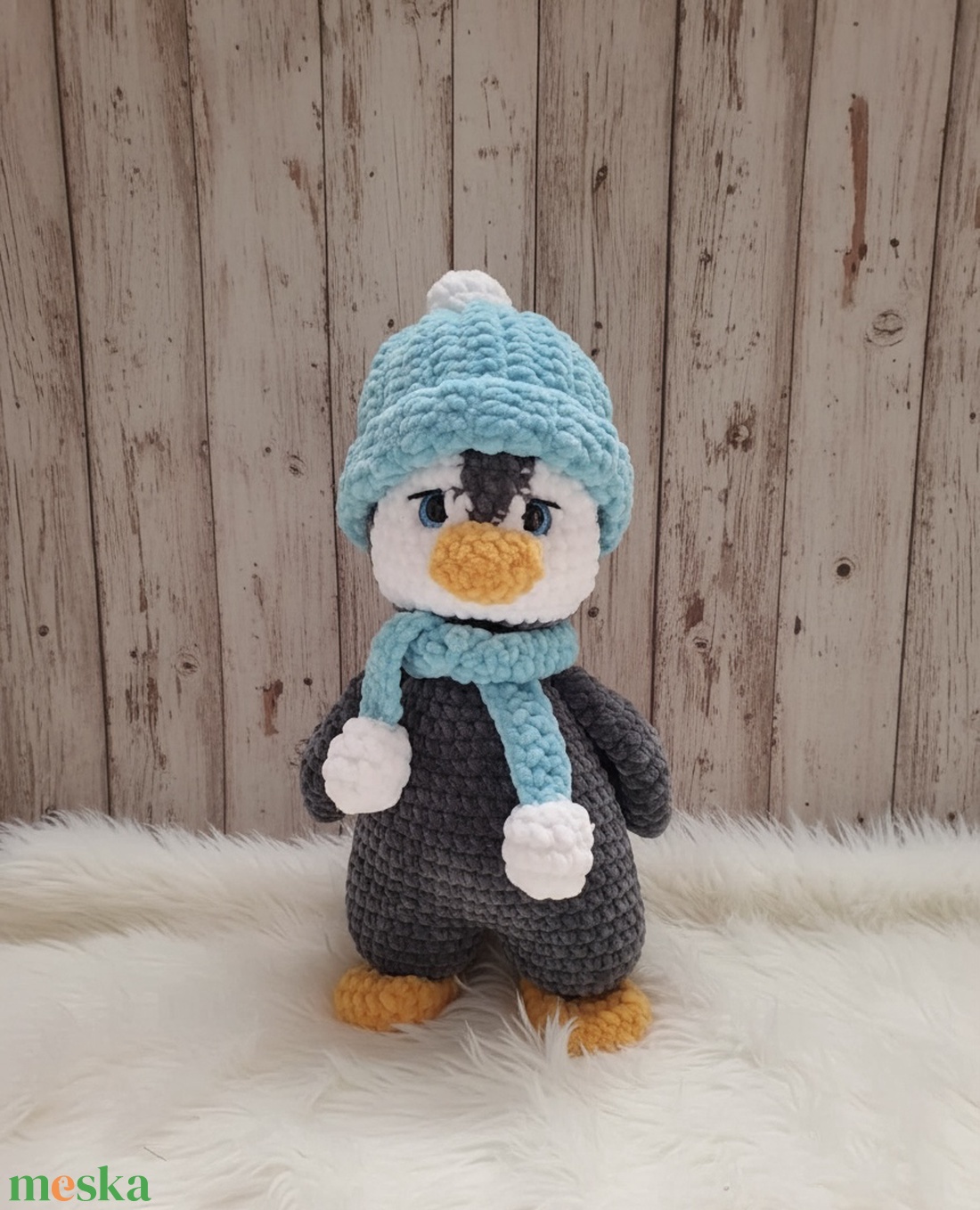 Horgolt plüss pingvin - játék & sport - plüssállat & játékfigura - más figura - Meska.hu Horgolt plüss pingvin - játék & sport - plüssállat & játékfigura - más figura - Meska.hu