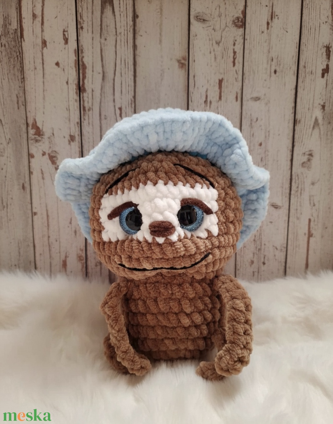 Horgolt plüss bébi lajhár - játék & sport - plüssállat & játékfigura - más figura - Meska.hu Horgolt plüss bébi lajhár - játék & sport - plüssállat & játékfigura - más figura - Meska.hu