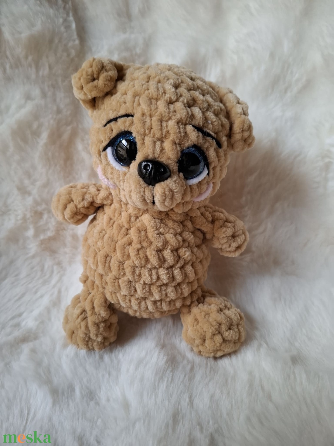 Horgolt mini plüss kutyus - játék & sport - plüssállat & játékfigura - kutya - Meska.hu