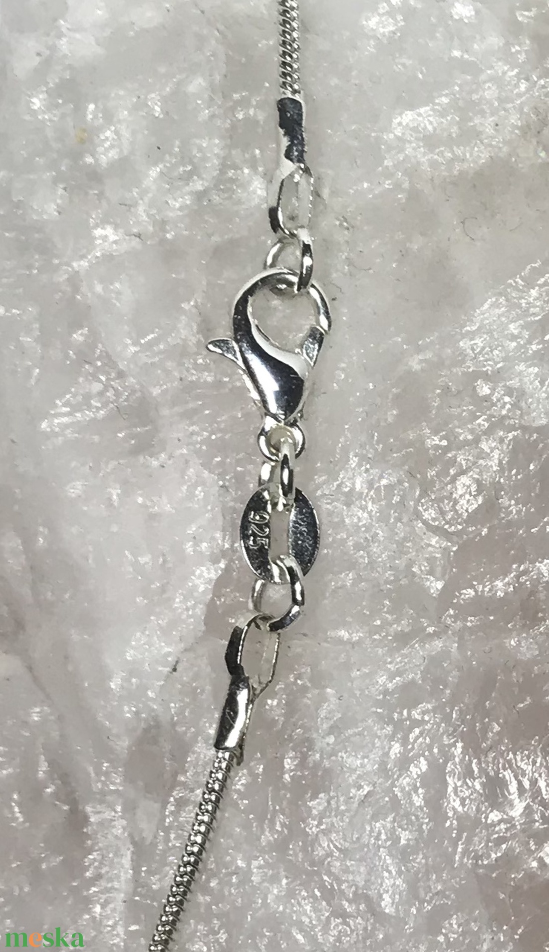 Swarovski Rosaline AB 925 Sterling Ezüst nyaklánc medállal - ékszer - nyaklánc - medálos nyaklánc - Meska.hu Swarovski Rosaline AB 925 Sterling Ezüst nyaklánc medállal - ékszer - nyaklánc - medálos nyaklánc - Meska.hu