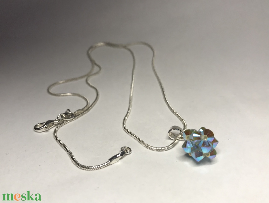 Swarovski Pacific Opál 925 Sterling Ezüst nyaklánc medállal - ékszer - nyaklánc - medálos nyaklánc - Meska.hu Swarovski Pacific Opál 925 Sterling Ezüst nyaklánc medállal - ékszer - nyaklánc - medálos nyaklánc - Meska.hu