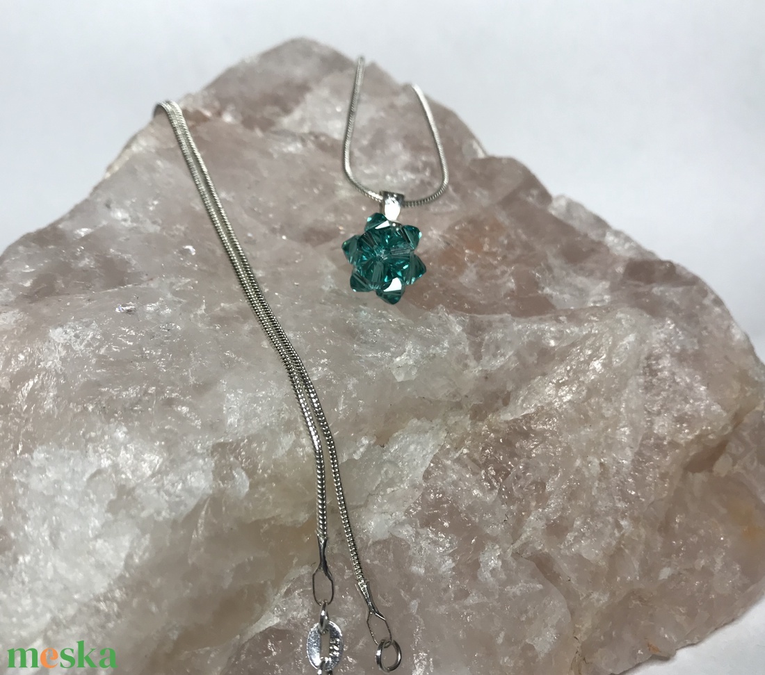Swarovski Star Light Emerald 925 Sterling Ezüst nyaklánc medállal - ékszer - nyaklánc - medálos nyaklánc - Meska.hu Swarovski Star Light Emerald 925 Sterling Ezüst nyaklánc medállal - ékszer - nyaklánc - medálos nyaklánc - Meska.hu