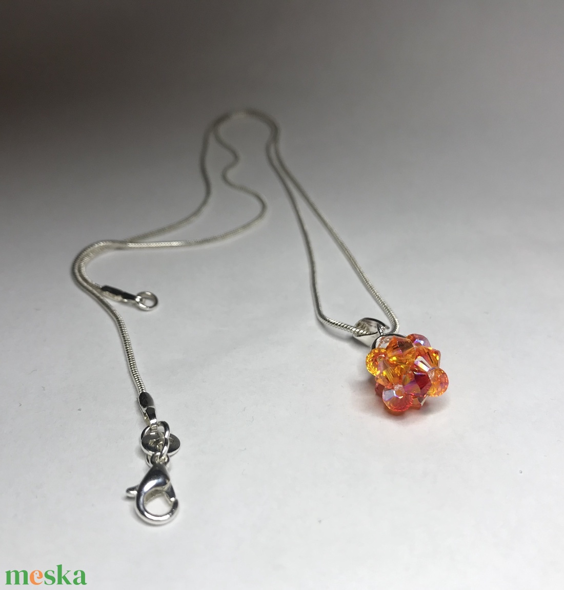 Swarovski Star Fireopál AB 925 Sterling Ezüst nyaklánc medállal - ékszer - nyaklánc - medálos nyaklánc - Meska.hu Swarovski Star Fireopál AB 925 Sterling Ezüst nyaklánc medállal - ékszer - nyaklánc - medálos nyaklánc - Meska.hu