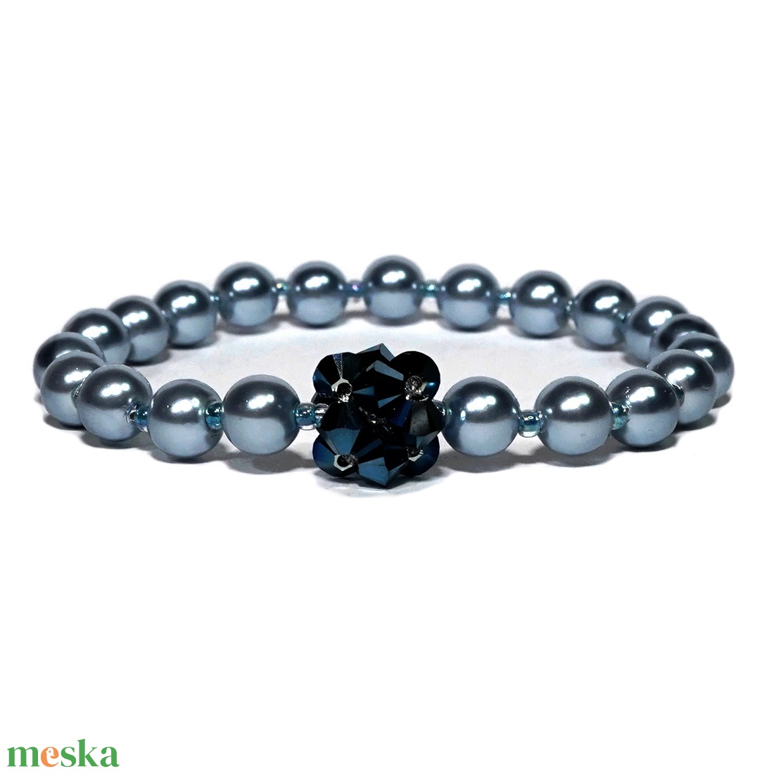 Swarovski Crystal AB kagyló karkötő, Rosegold, szürke, fekete, rózsaszín, fehér - ékszer - karkötő - gyöngyös karkötő - Meska.hu Swarovski Crystal AB kagyló karkötő, Rosegold, szürke, fekete, rózsaszín, fehér - ékszer - karkötő - gyöngyös karkötő - Meska.hu
