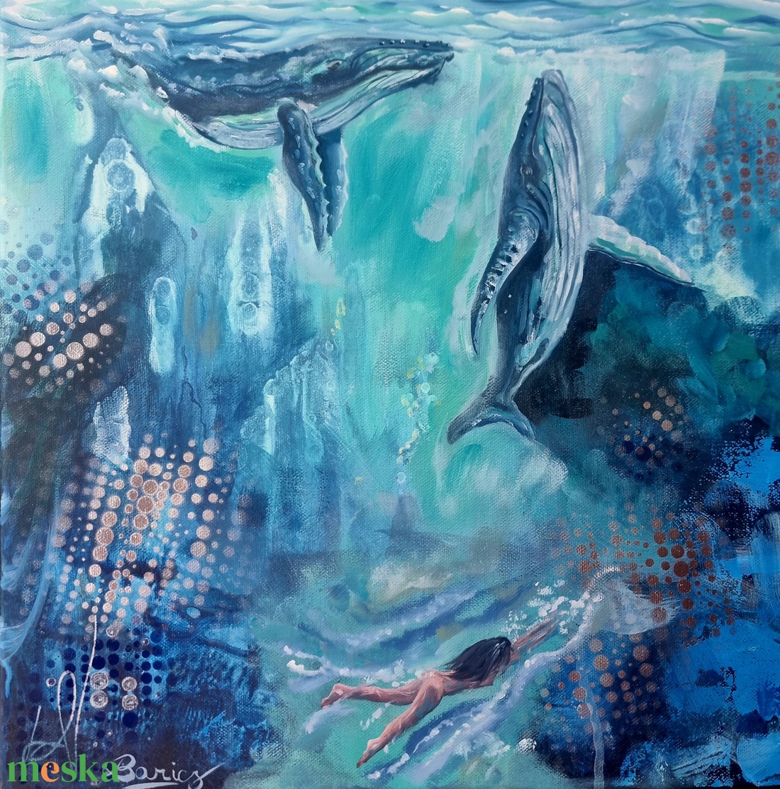 Festmény - Az óceán ölelésében (Ocean's Embrace) - művészet - festmény - festmény vegyes technika - Meska.hu Festmény - Az óceán ölelésében (Ocean's Embrace) - művészet - festmény - festmény vegyes technika - Meska.hu