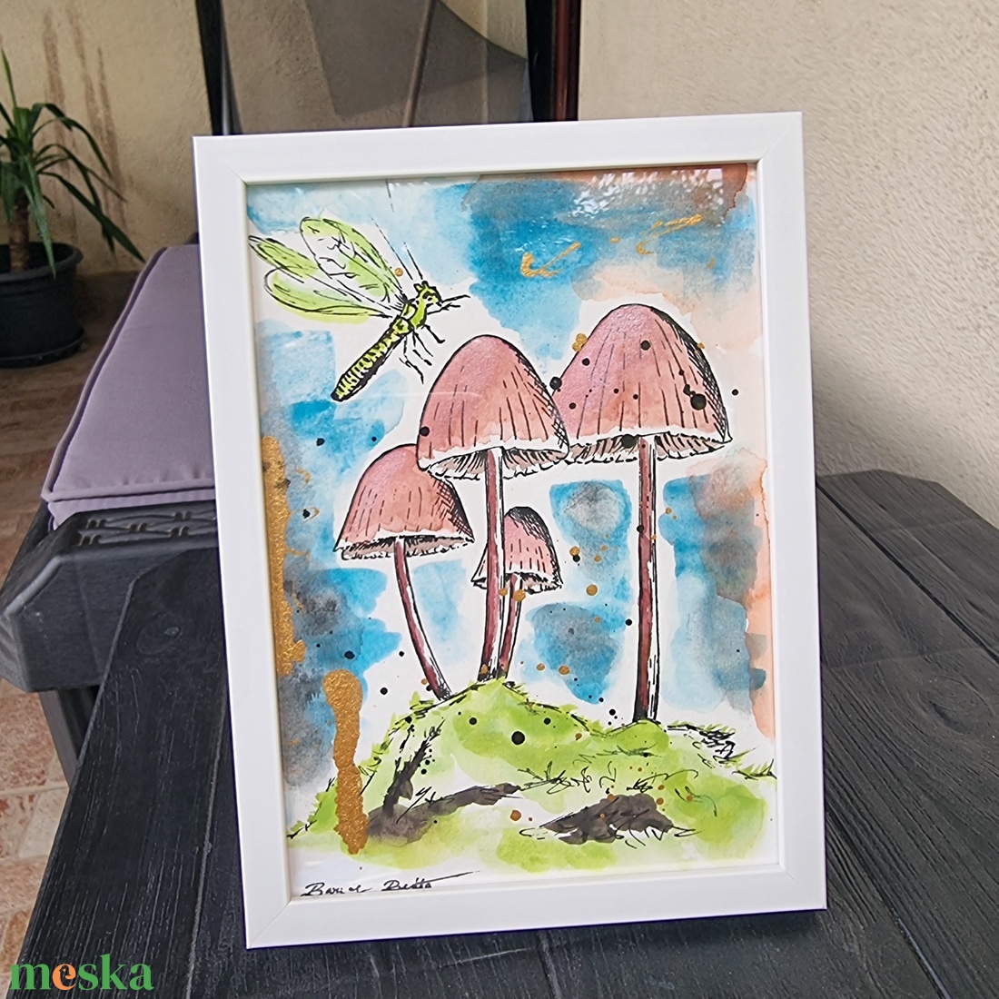 Erdőszéli mesék I. - művészet - festmény - akvarell - Meska.hu