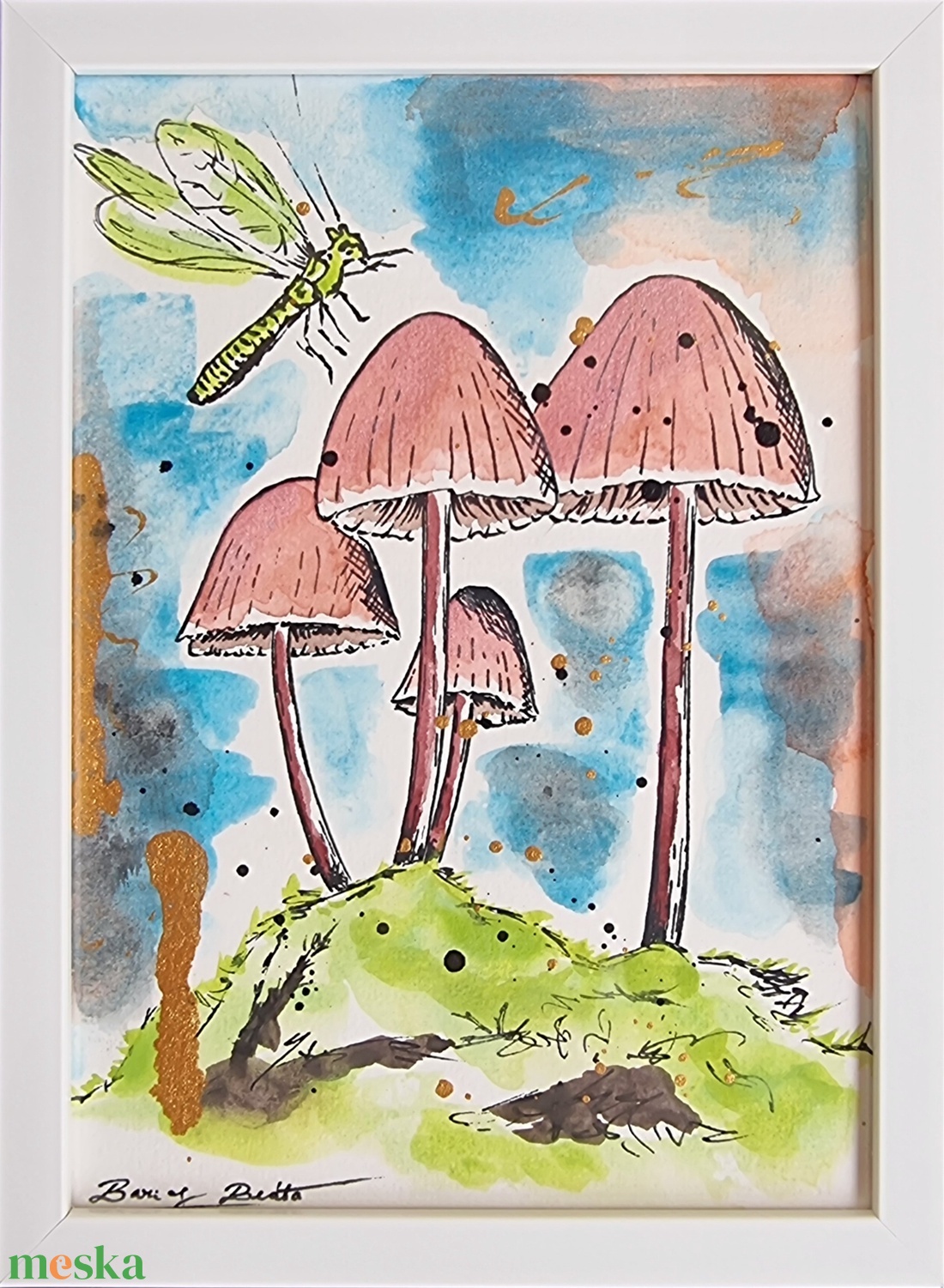 Erdőszéli mesék I. - művészet - festmény - akvarell - Meska.hu