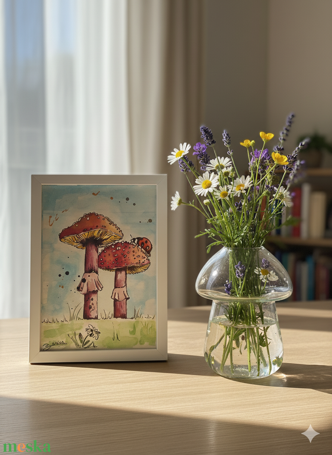 Erdőszéli mesék III. - művészet - festmény - akvarell - Meska.hu