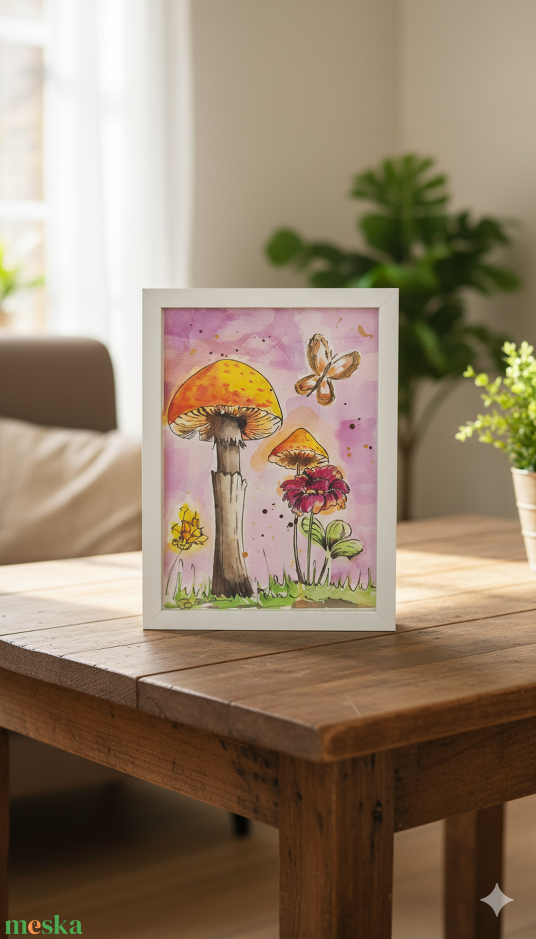 Erdőszéli mesék IV. - művészet - festmény - akvarell - Meska.hu